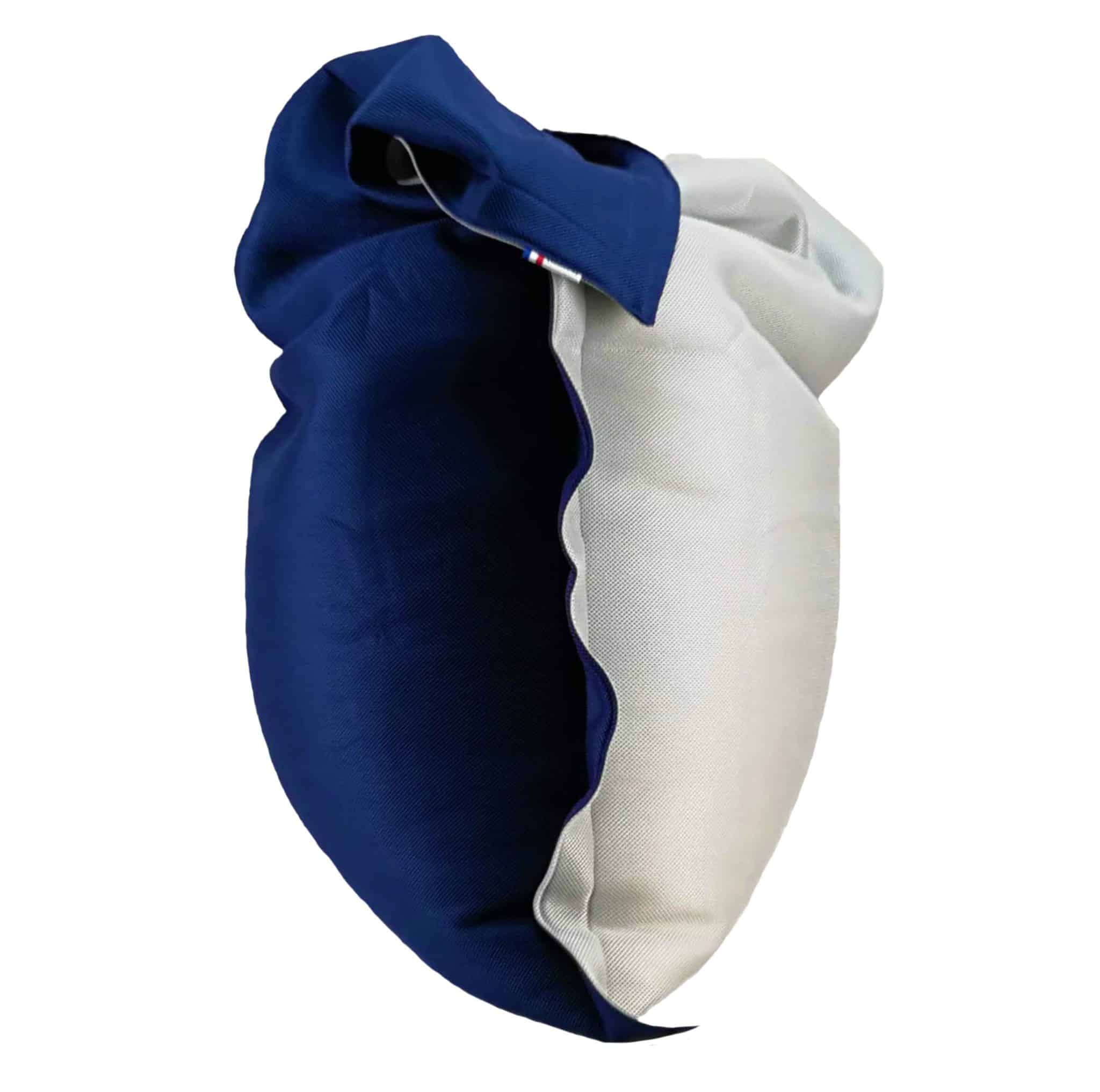Miniature 7 pour Pouf déhoussable bicolore - Grand modèle