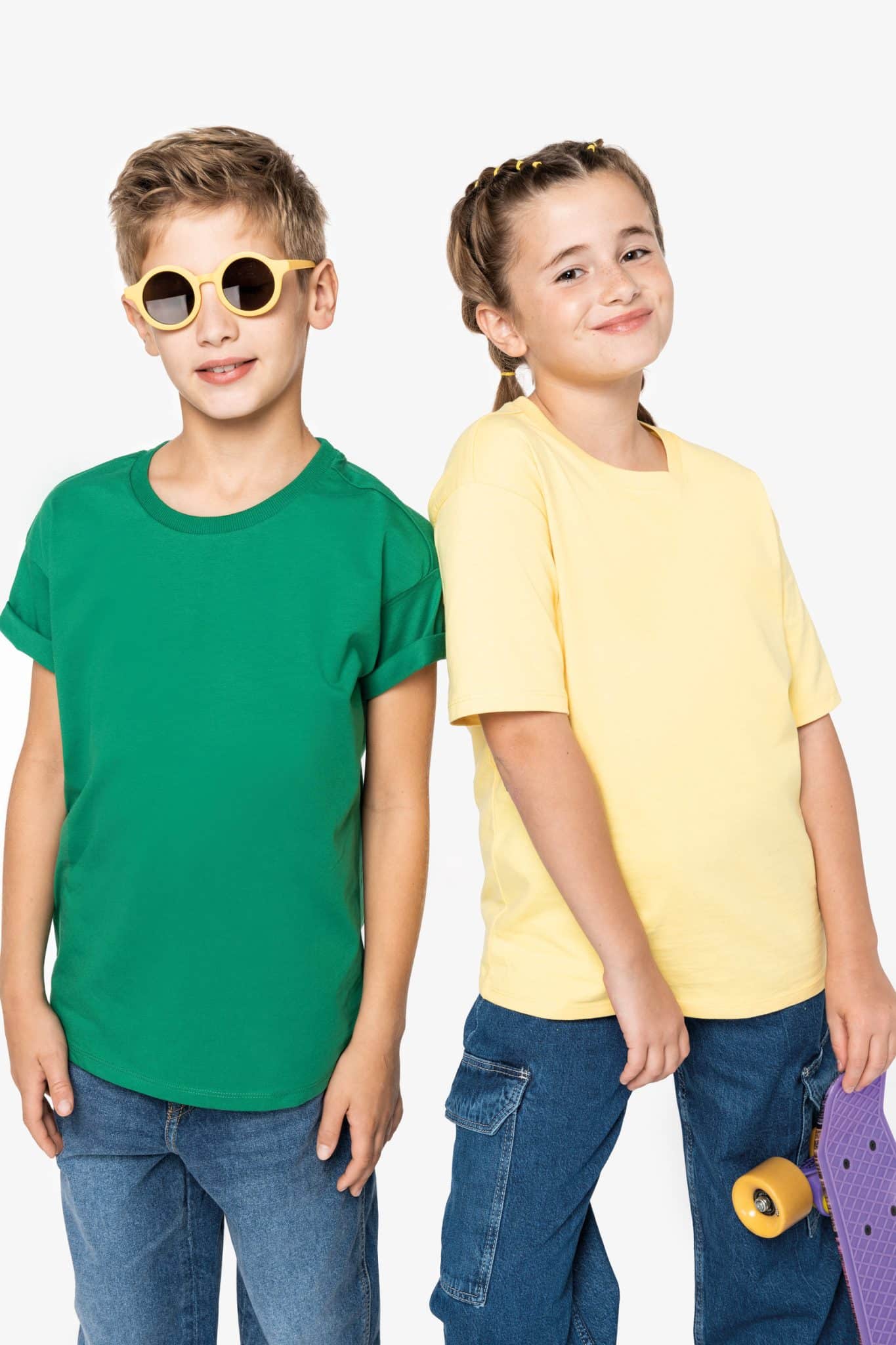 Miniature 1 pour T-shirt écoresponsable oversize enfant