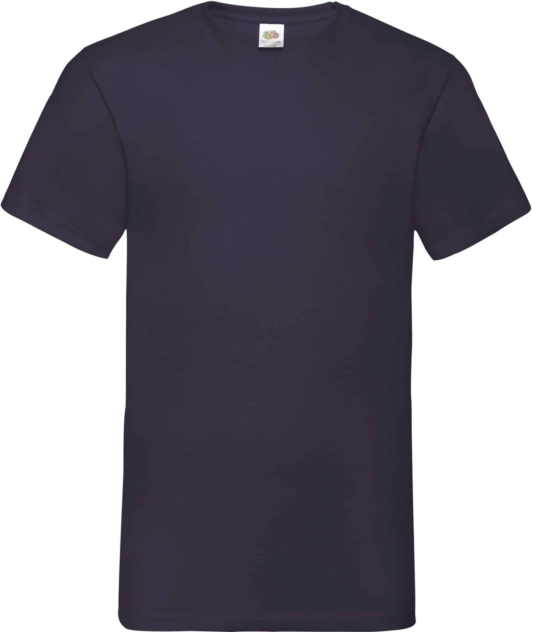 Miniature 6 pour T-shirt homme col v Valueweight (61-066-0)