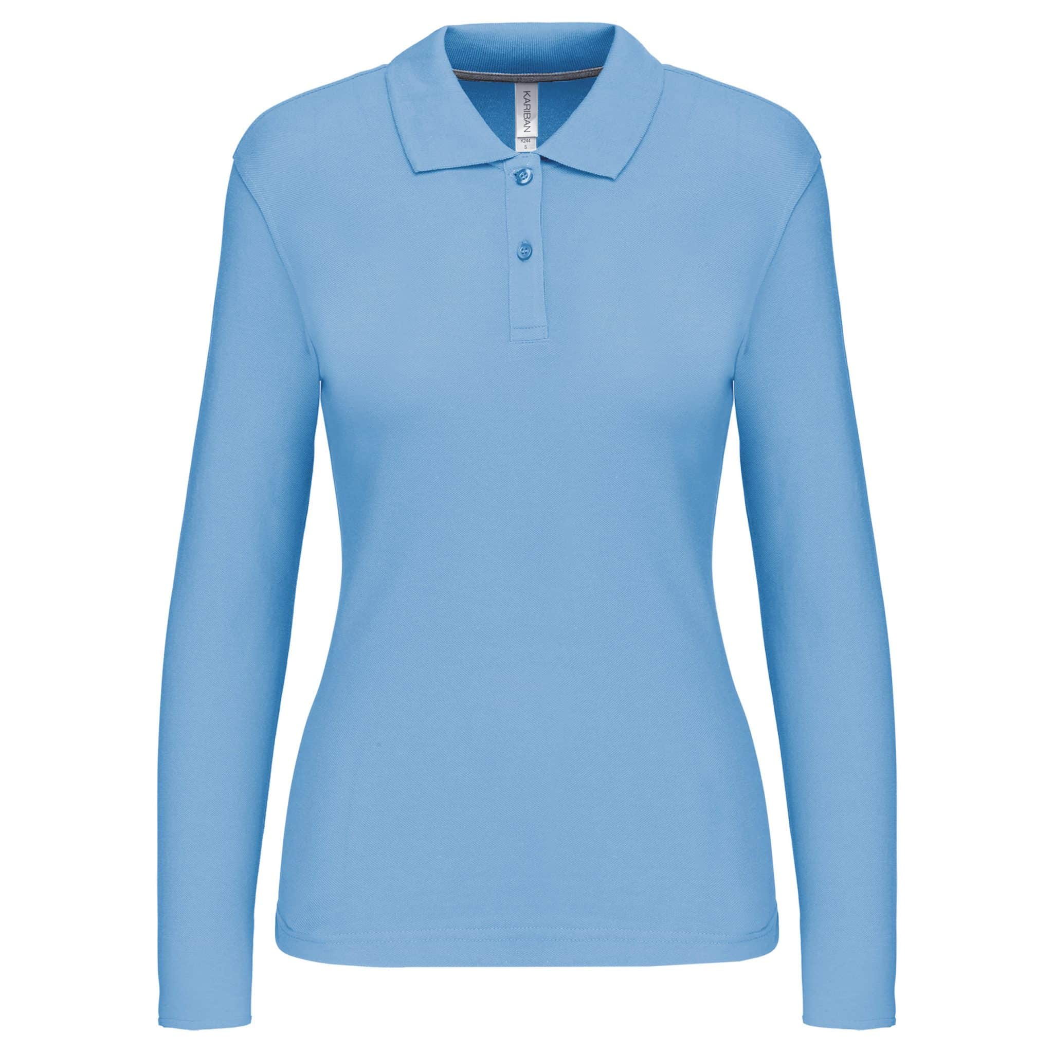 Miniature 25 pour Polo manches longues femme
