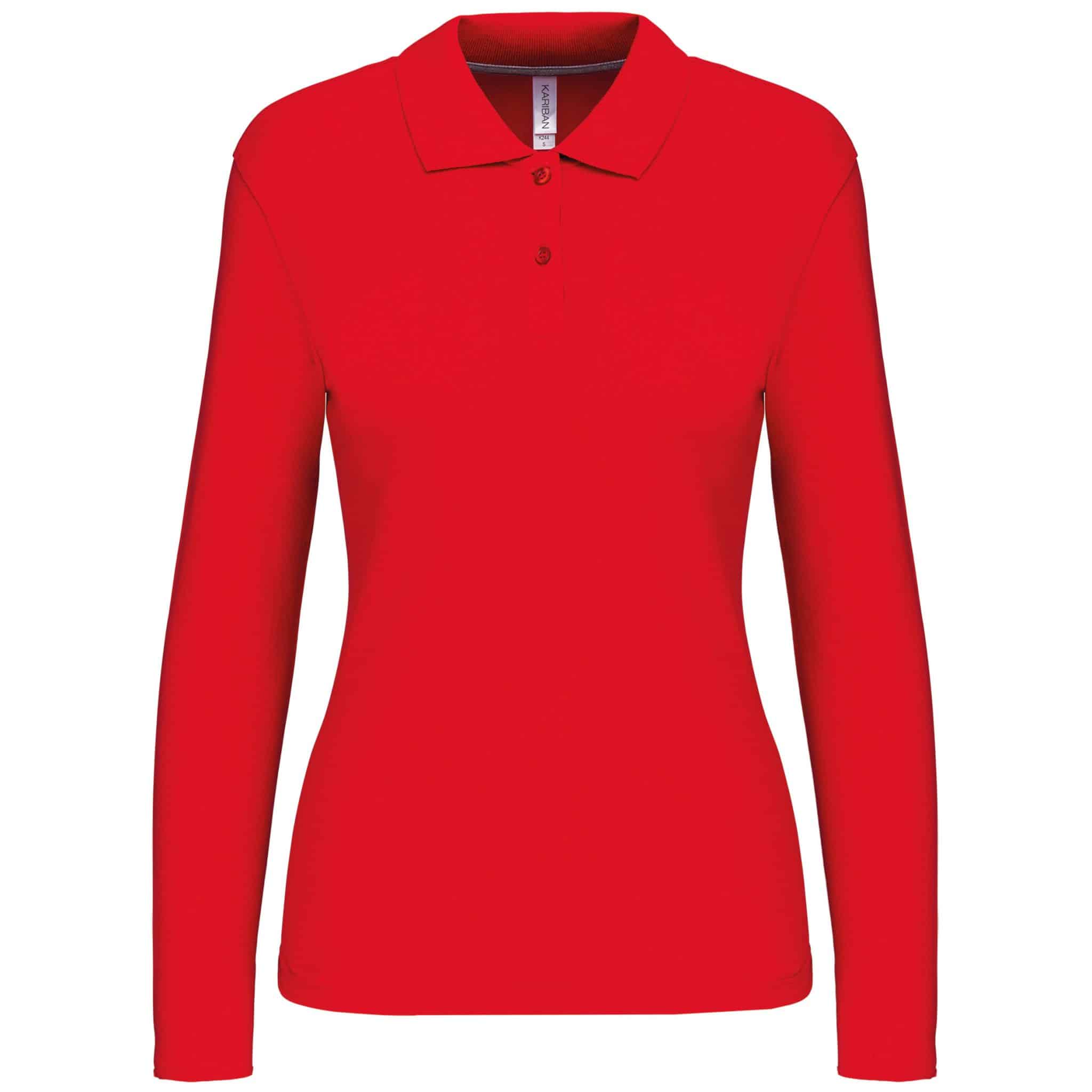Miniature 24 pour Polo manches longues femme