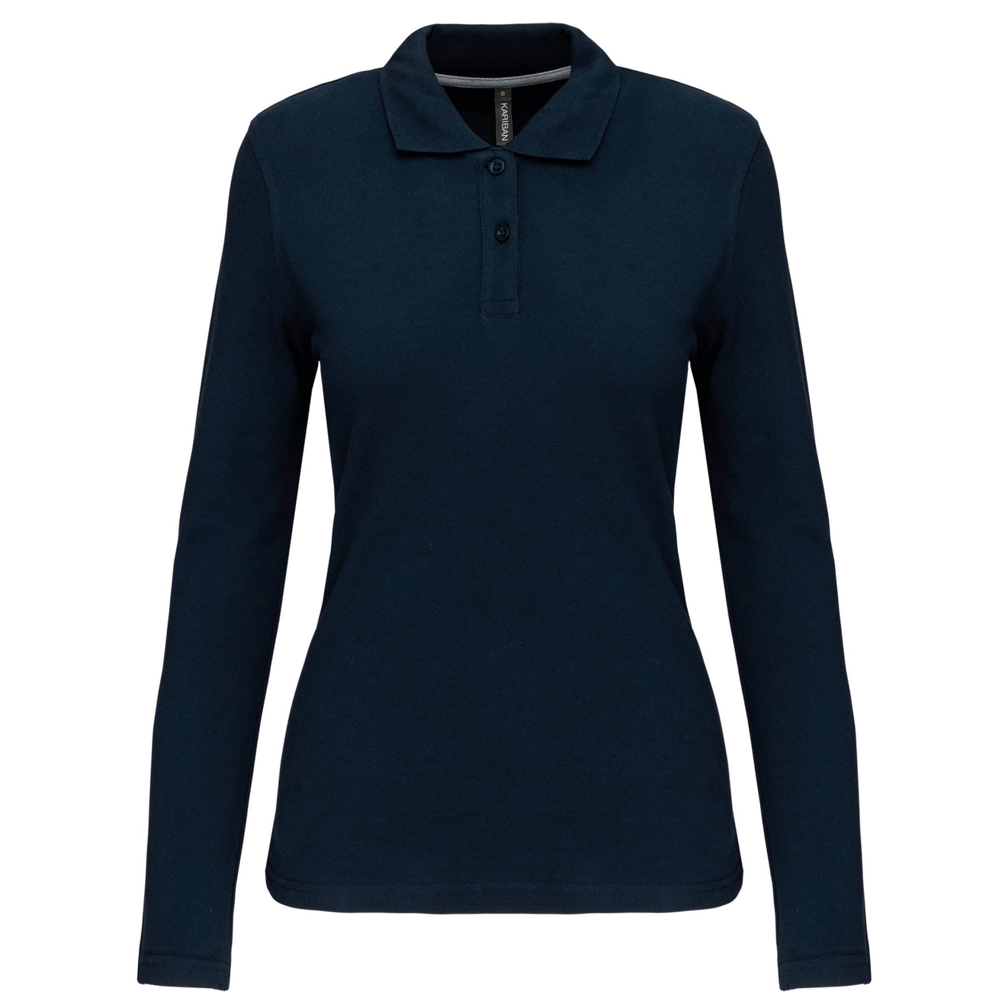 Miniature 20 pour Polo manches longues femme