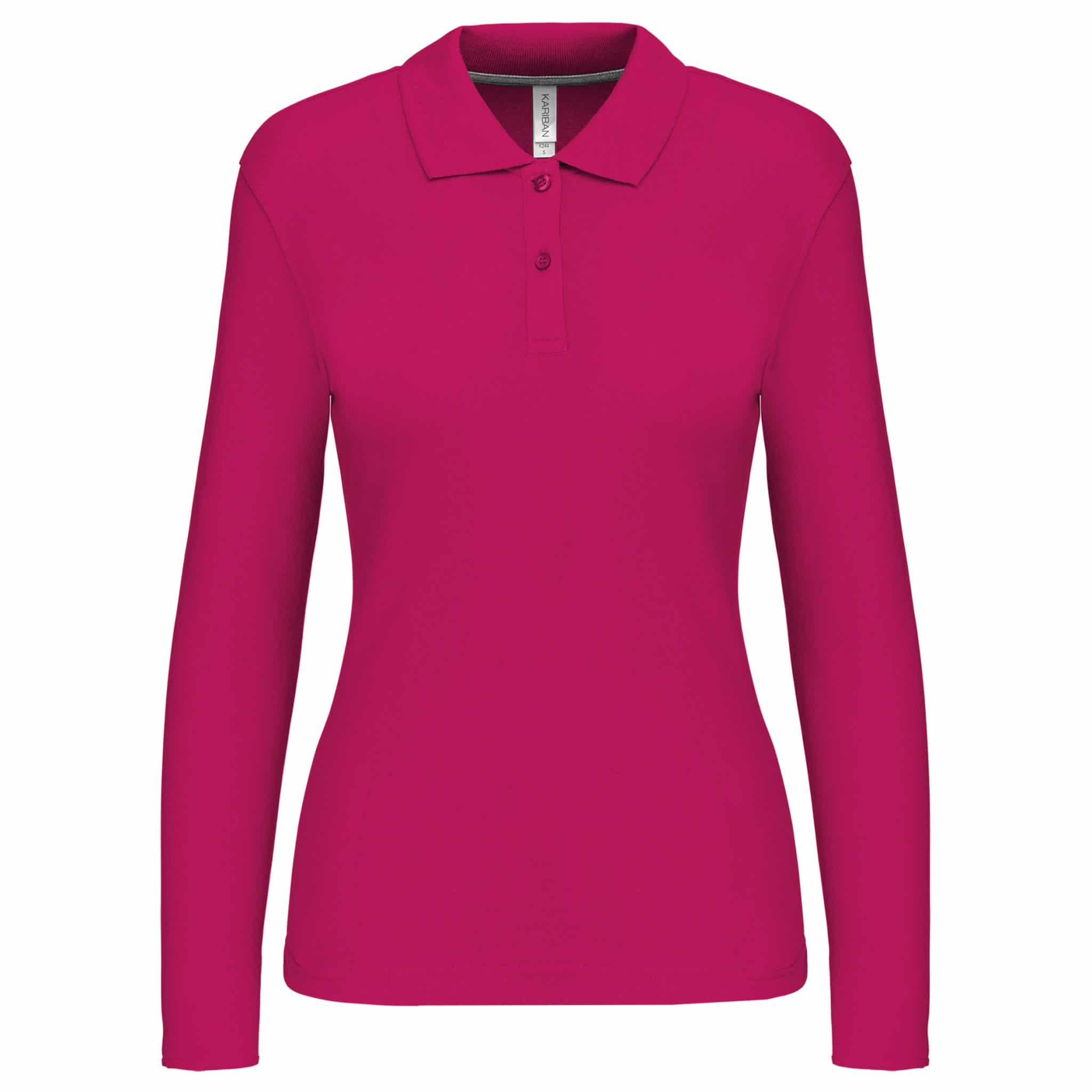 Miniature 15 pour Polo manches longues femme