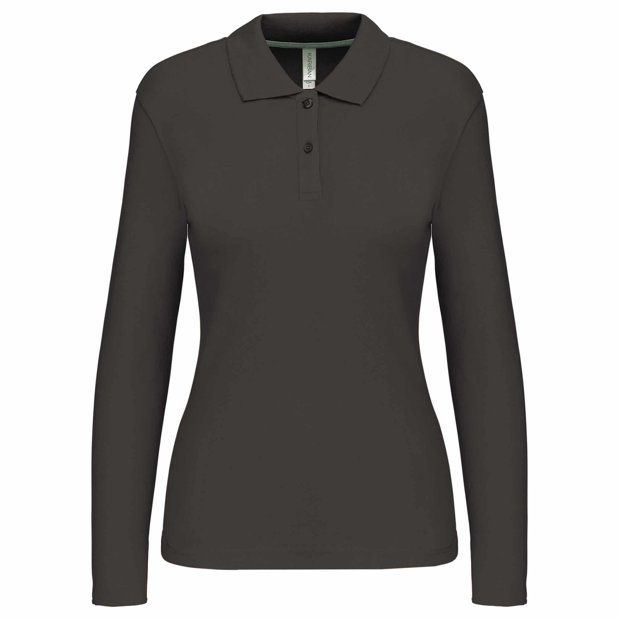 Miniature 12 pour Polo manches longues femme