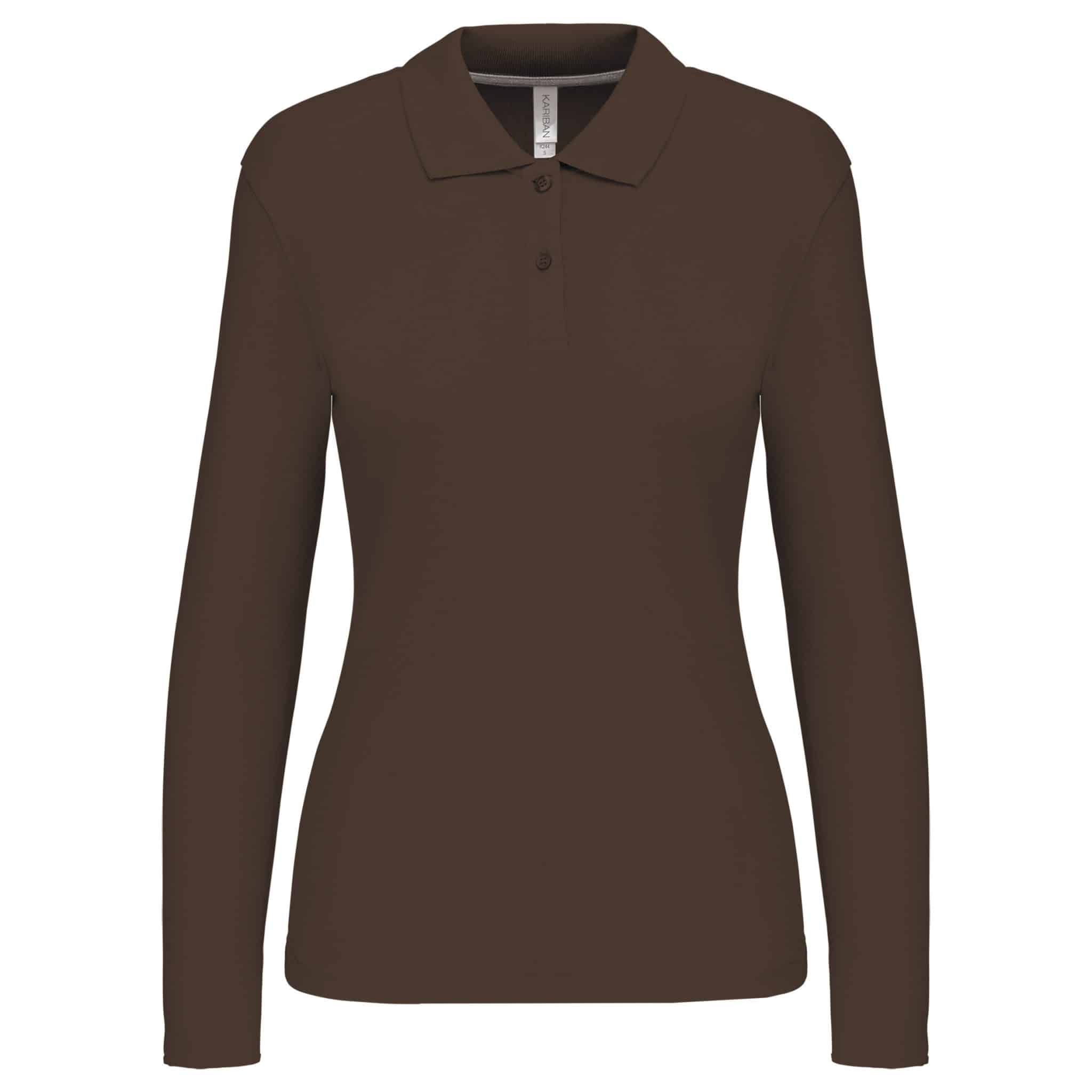 Miniature 11 pour Polo manches longues femme