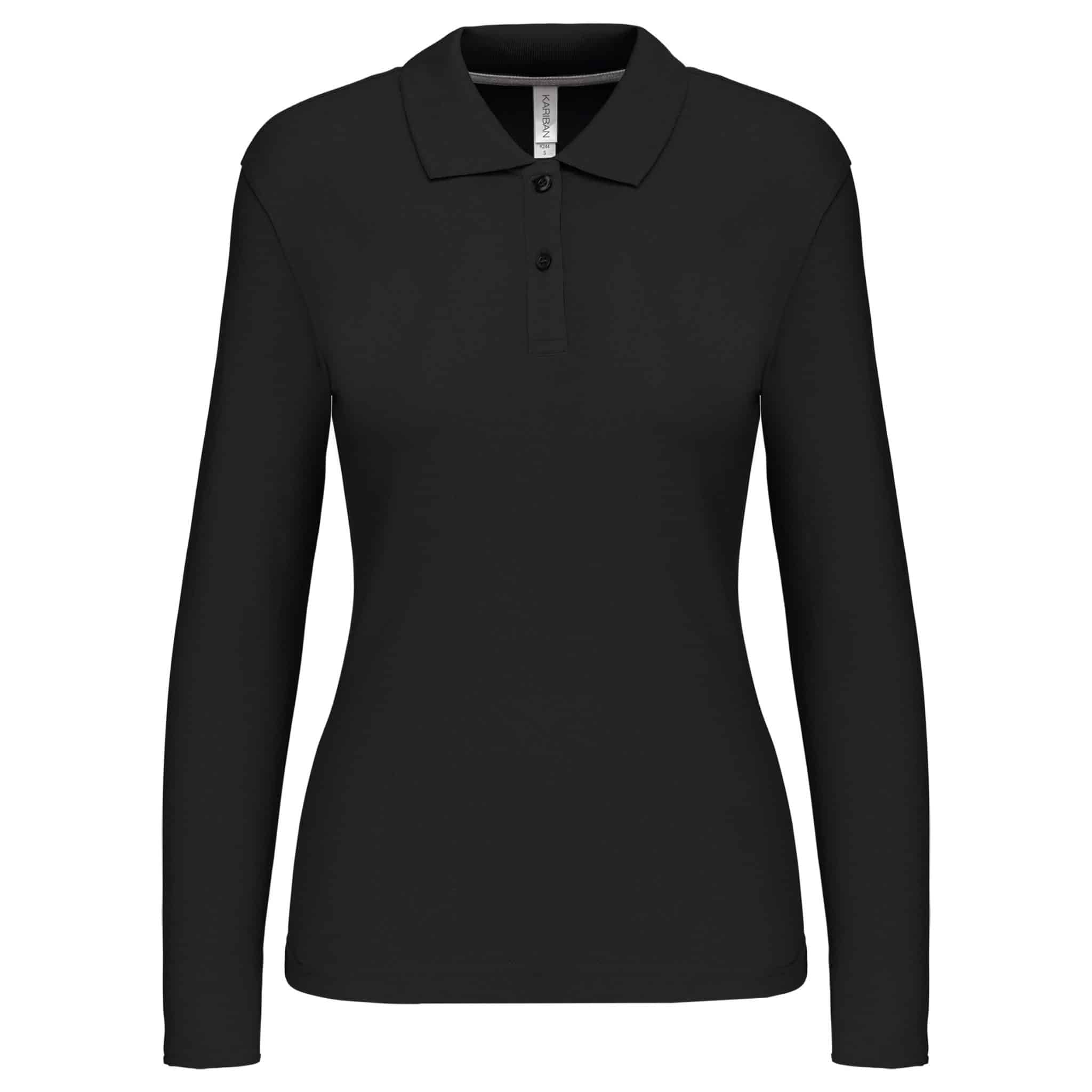 Miniature 10 pour Polo manches longues femme