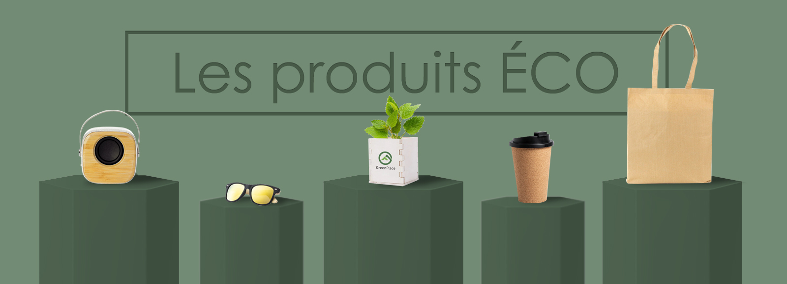 Banniere pour produits ecologiques