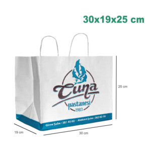 Visuel Sac papier kraft Offset Taille Fast Food