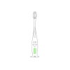 Dans la brosse à dents, sous la bouche