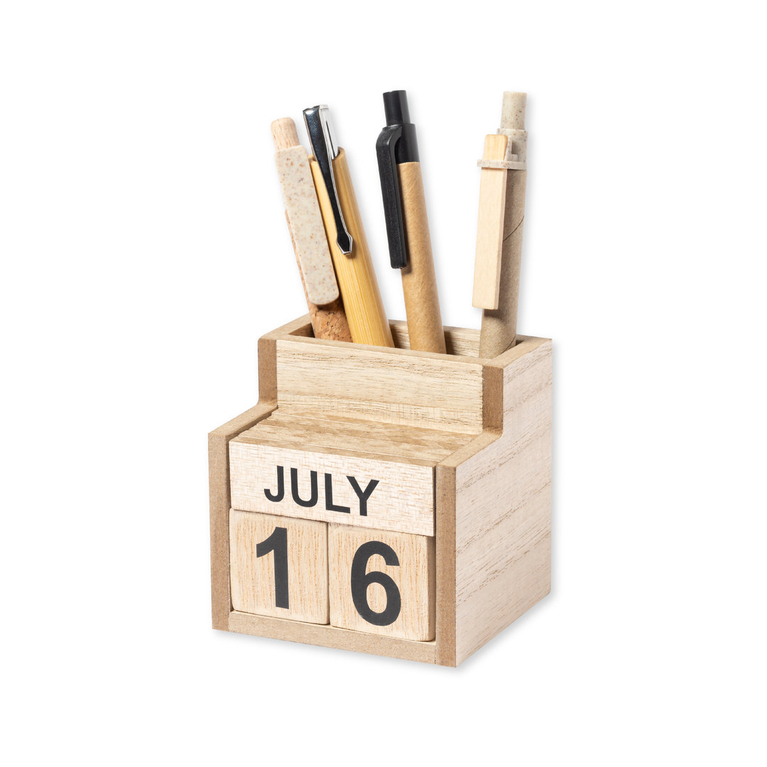 Miniature 1 pour Porte-Crayons Calendrier Perpétuel Zulabute - personnalisable