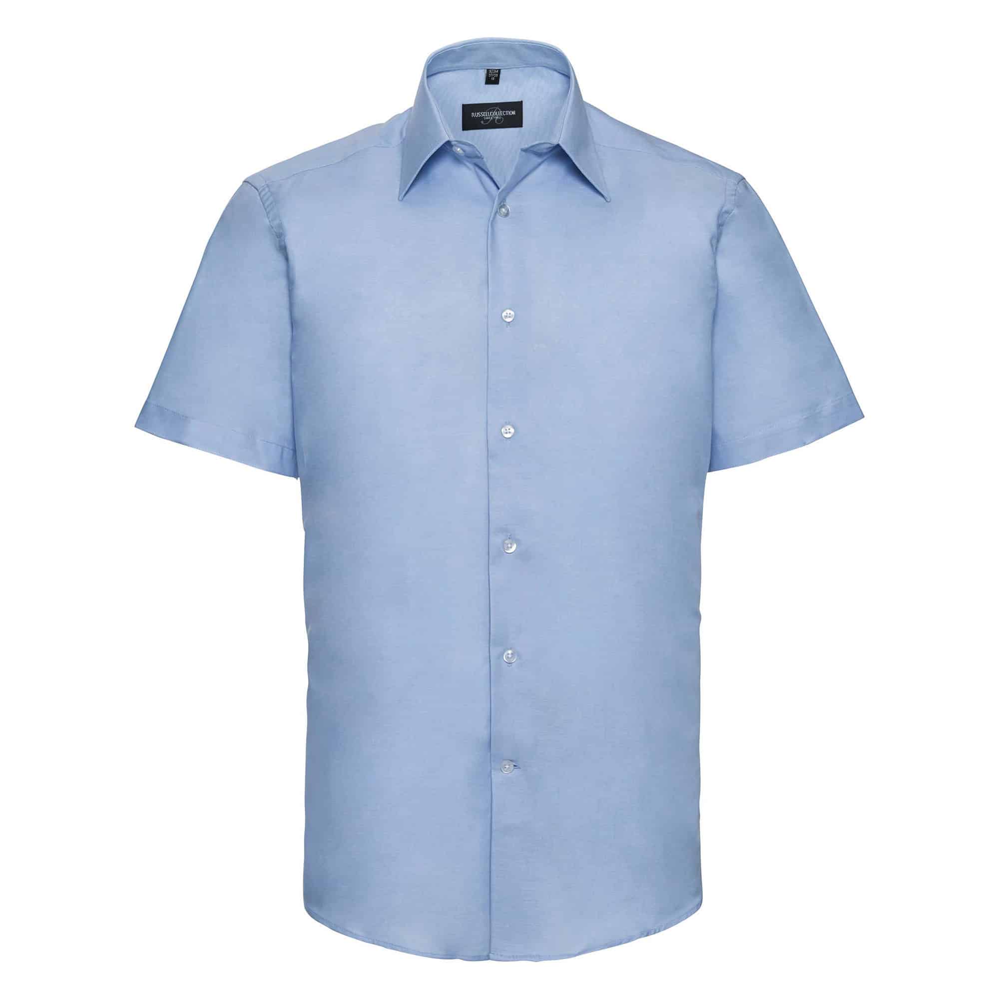 Miniature 9 pour Chemise oxford cintrée manches courtes homme
