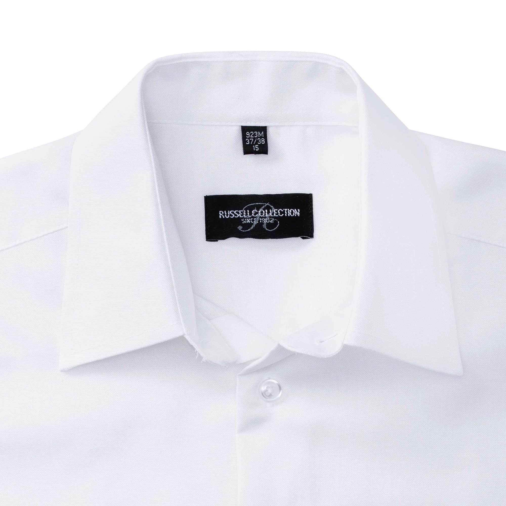 Miniature 6 pour Chemise oxford cintrée manches courtes homme