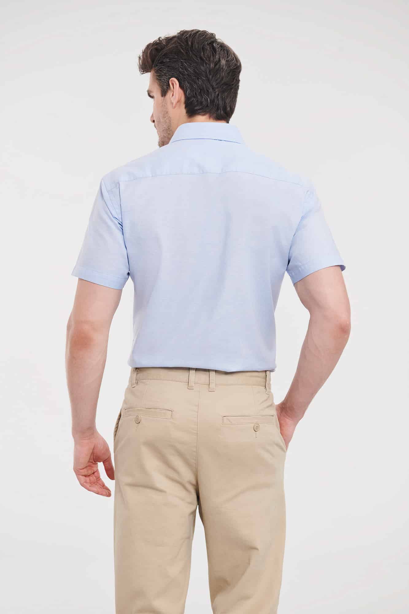 Miniature 2 pour Chemise oxford cintrée manches courtes homme