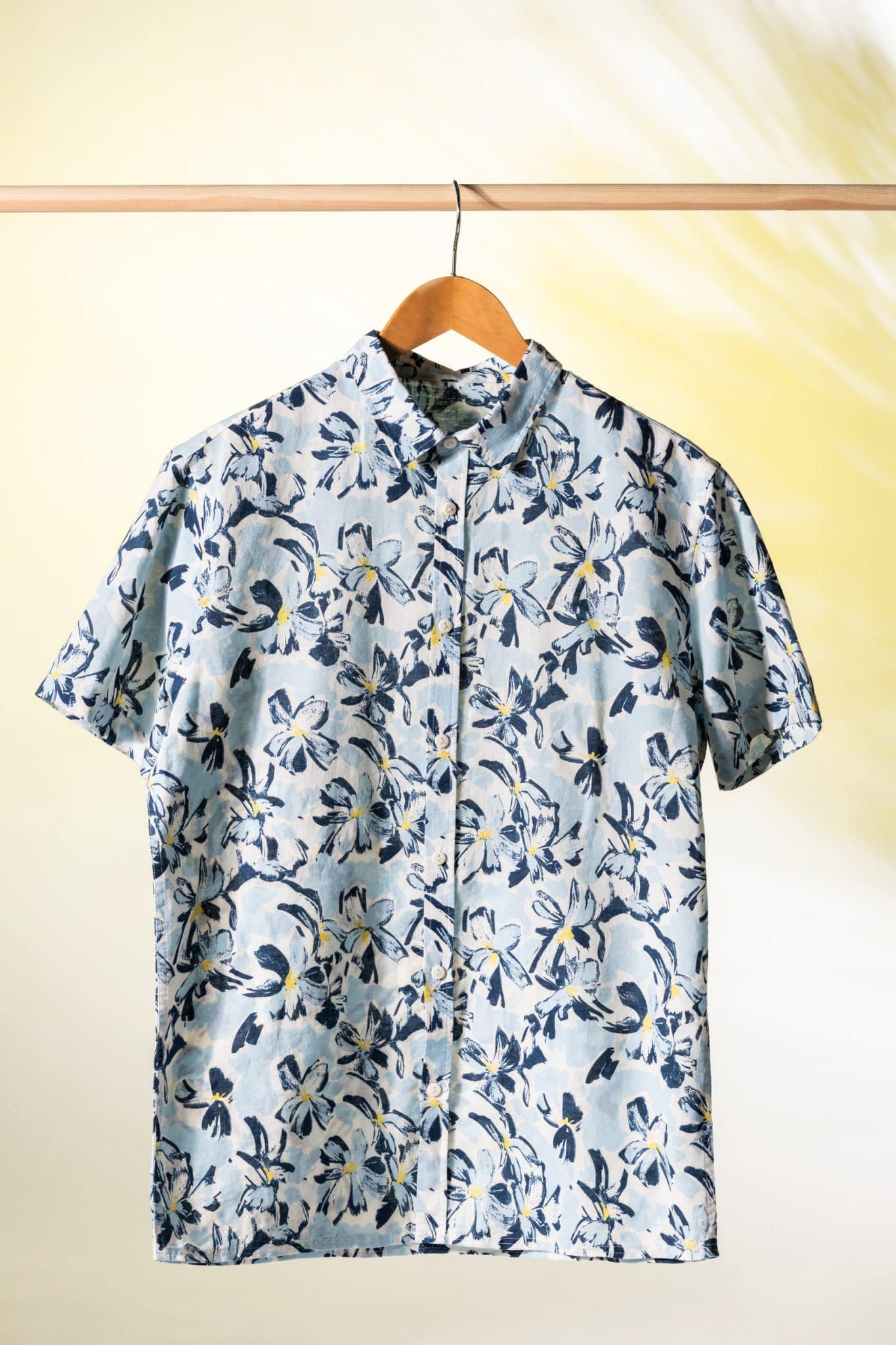 Miniature 5 pour Chemise écoresponsable imprimé végétal homme