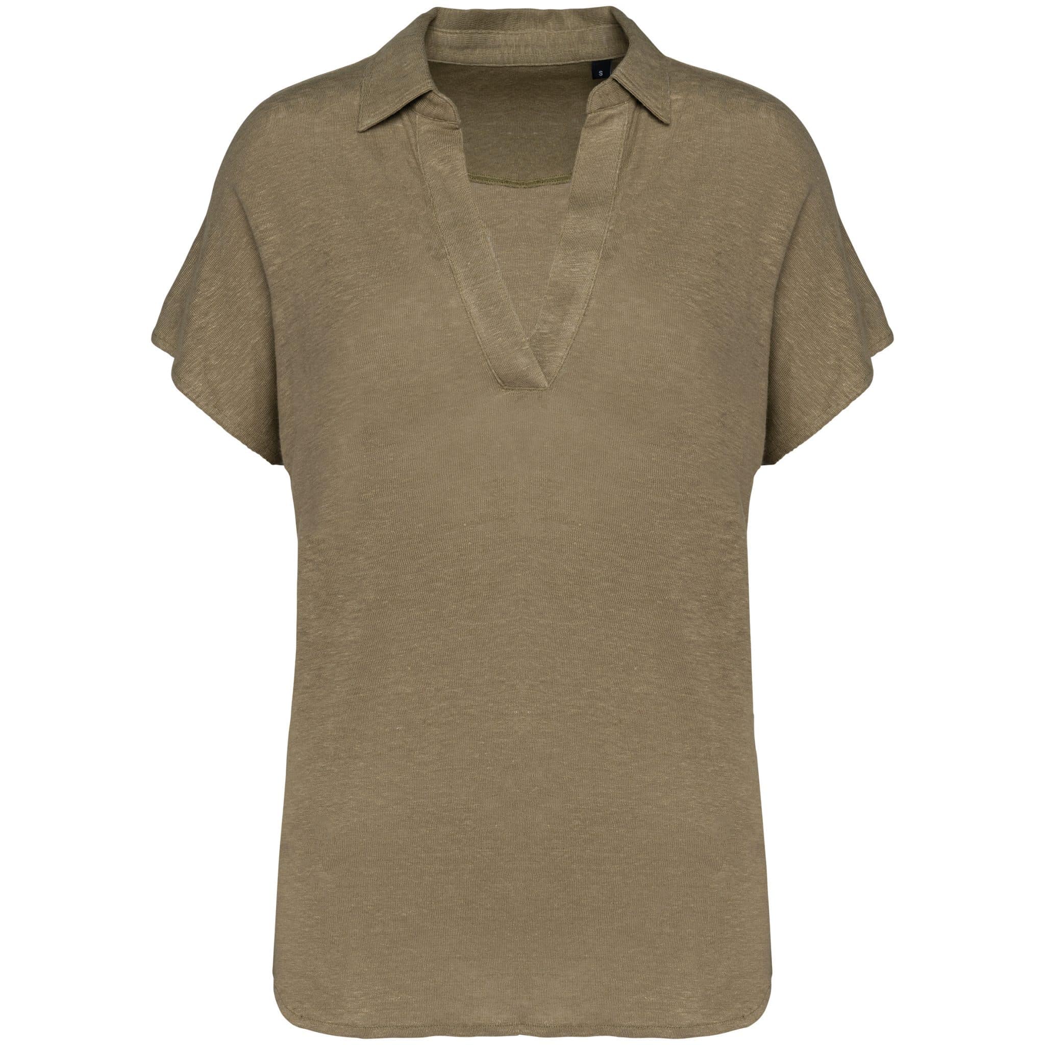 Miniature 10 pour Polo en lin femme