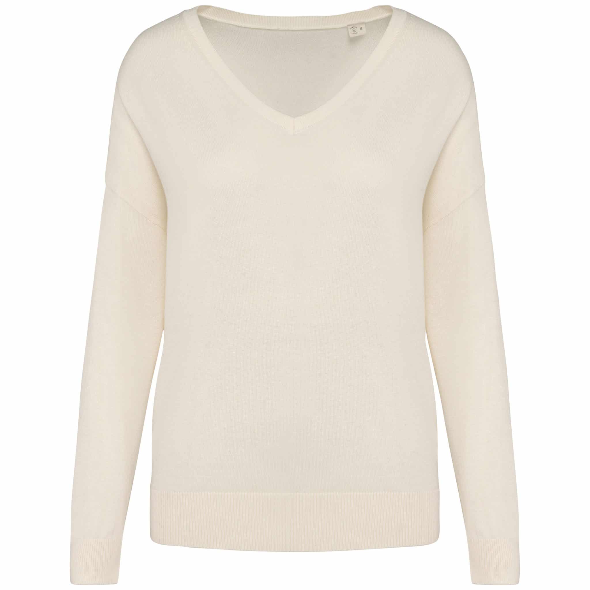 Miniature 11 pour Pull écoresponsable col V en lyocell femme