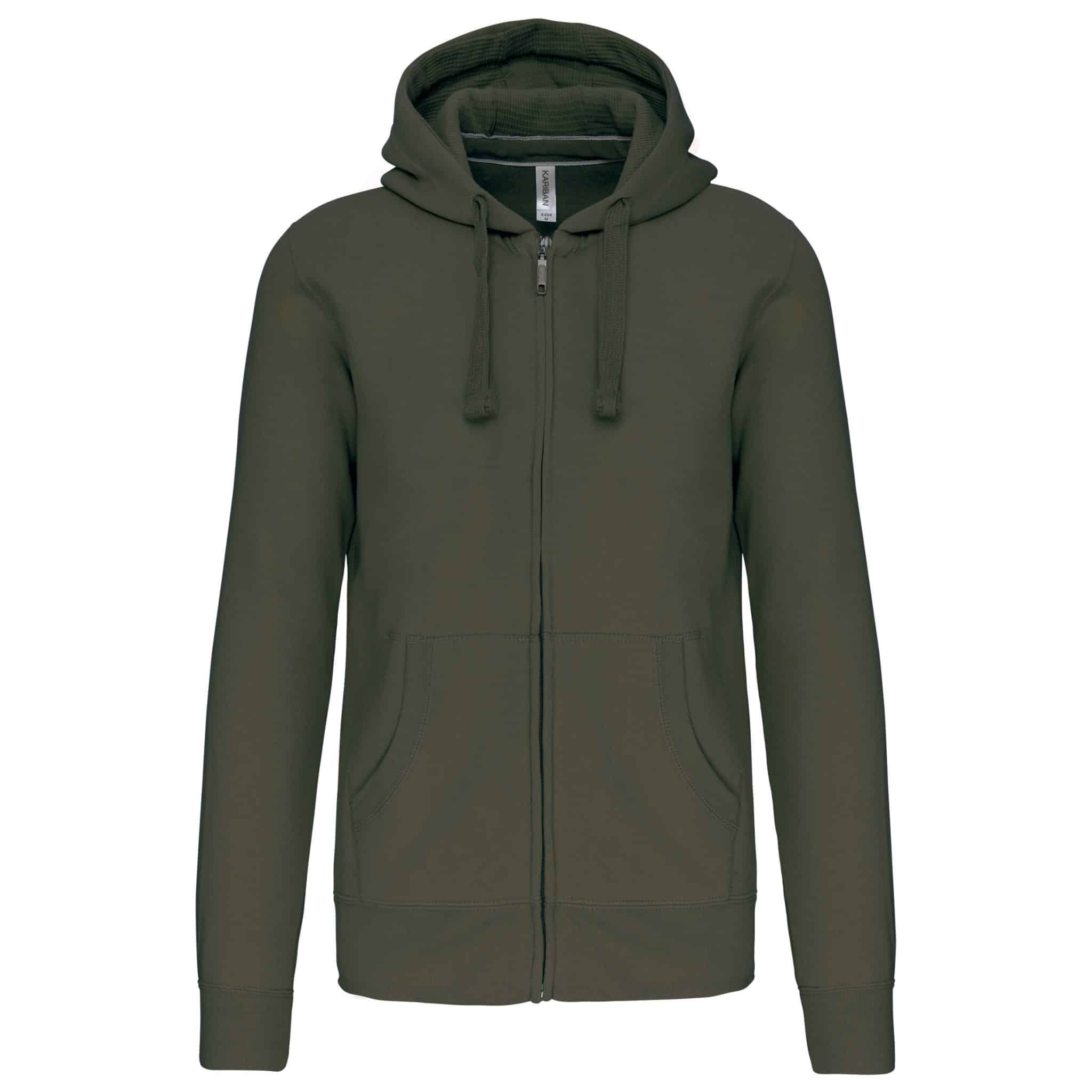 Miniature 12 pour Sweat-shirt zippé capuche homme