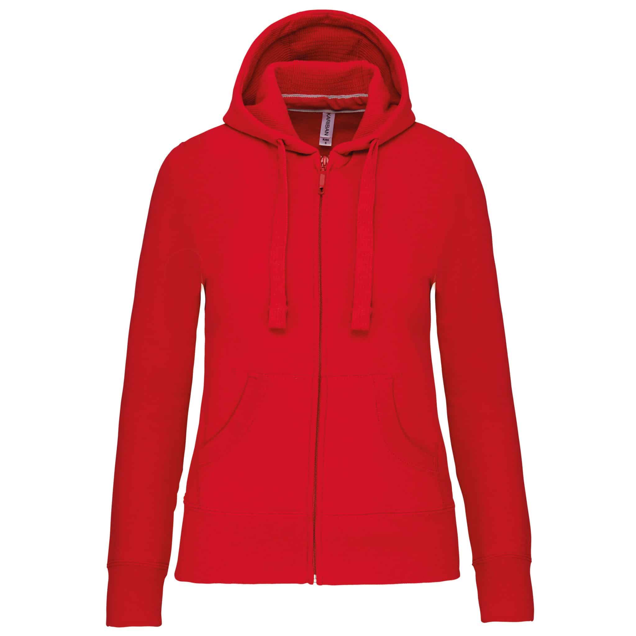 Miniature 15 pour Sweat-shirt zippé capuche femme