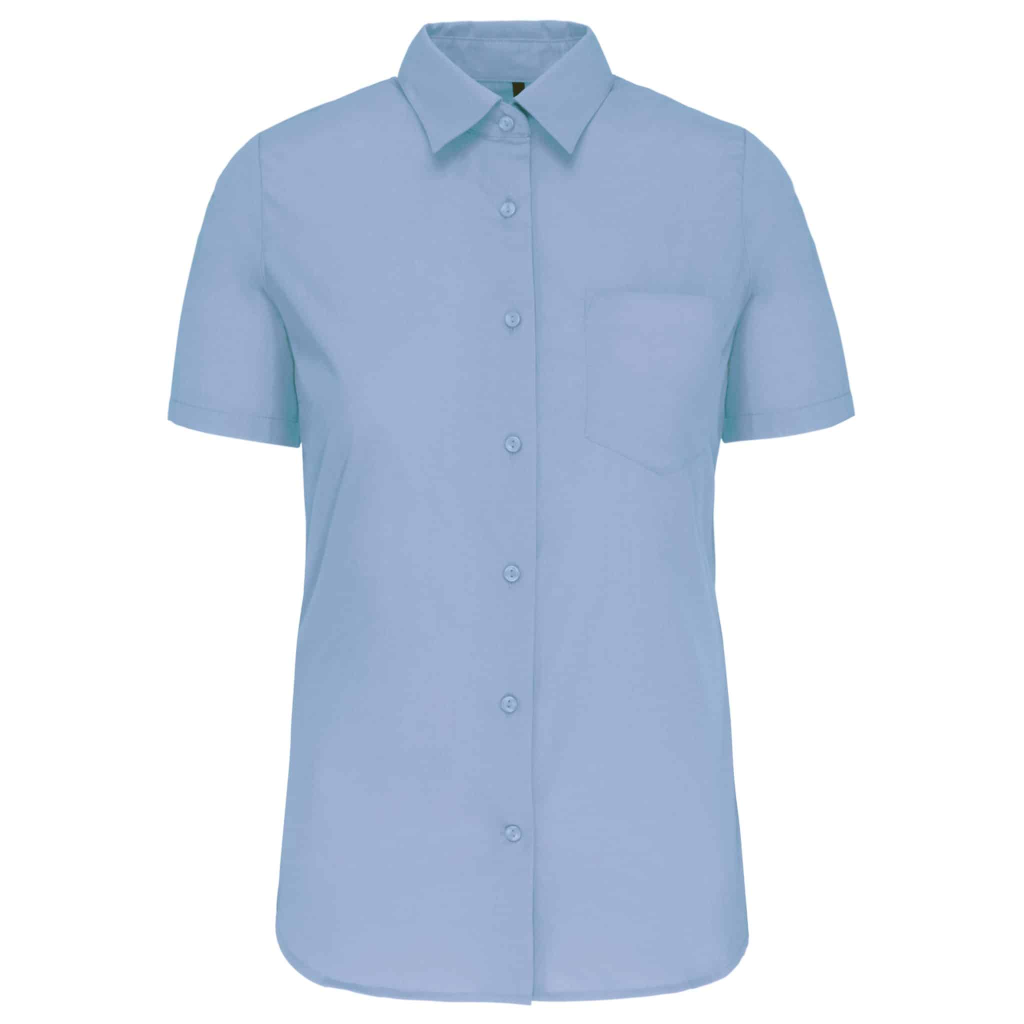 Miniature 11 pour Chemise popeline manches courtes femme