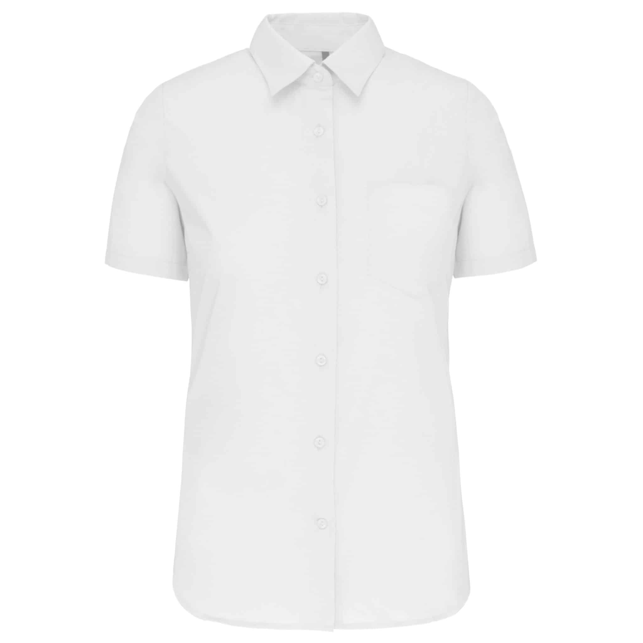 Miniature 16 pour Chemise popeline manches courtes femme
