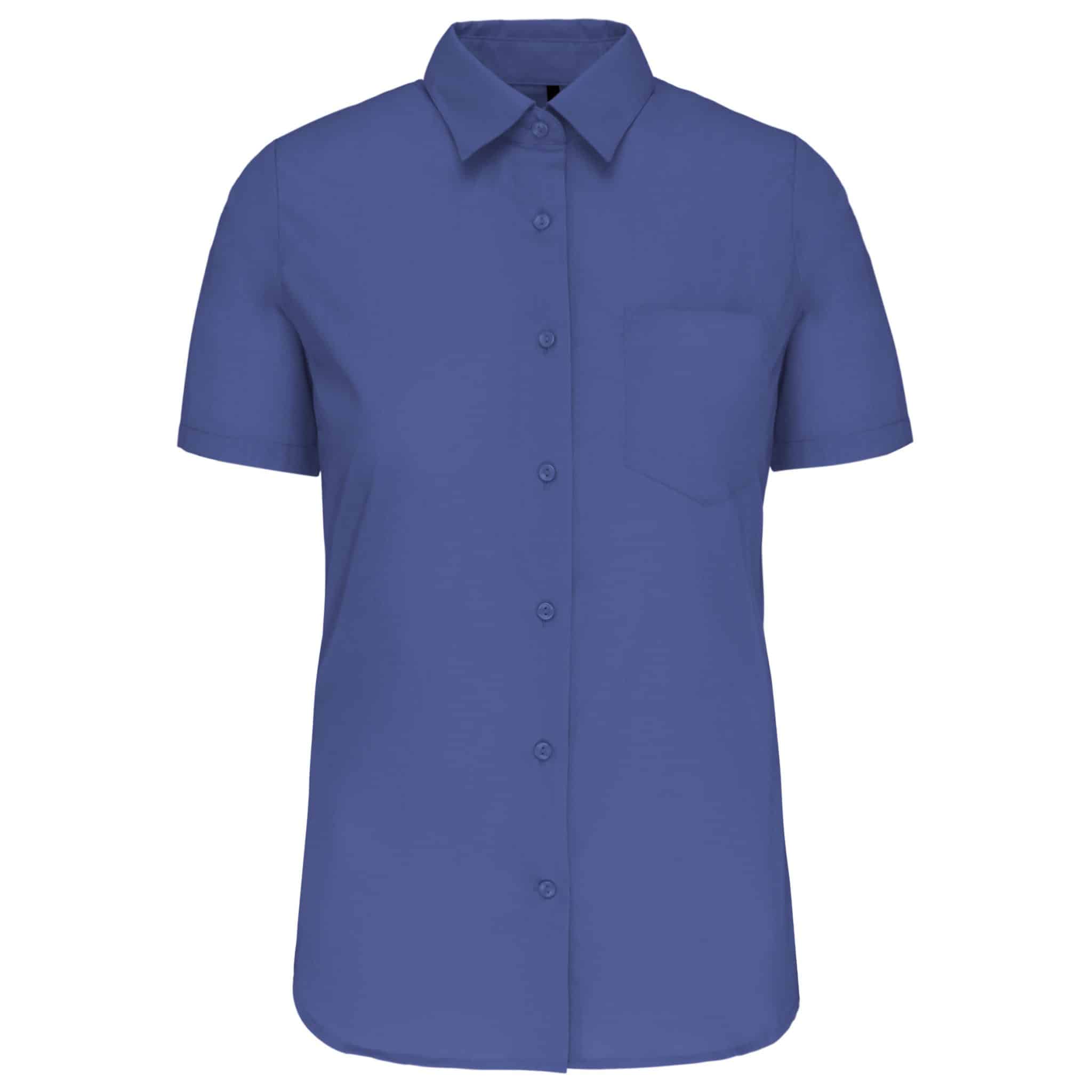 Miniature 13 pour Chemise popeline manches courtes femme