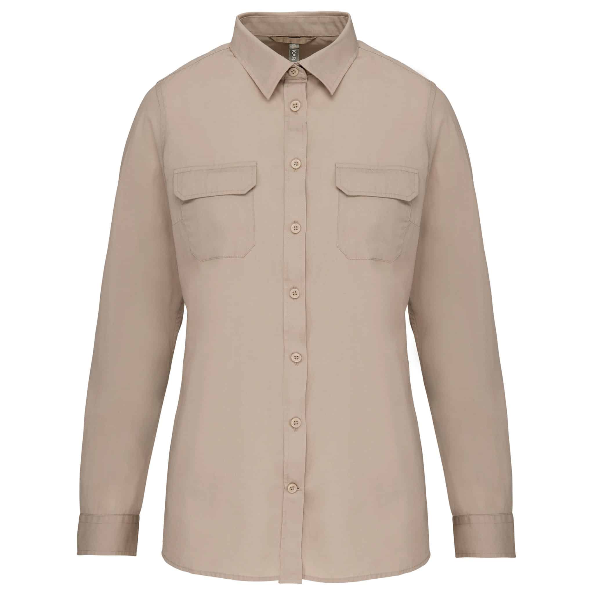 Miniature 13 pour Chemise safari manches longues femme