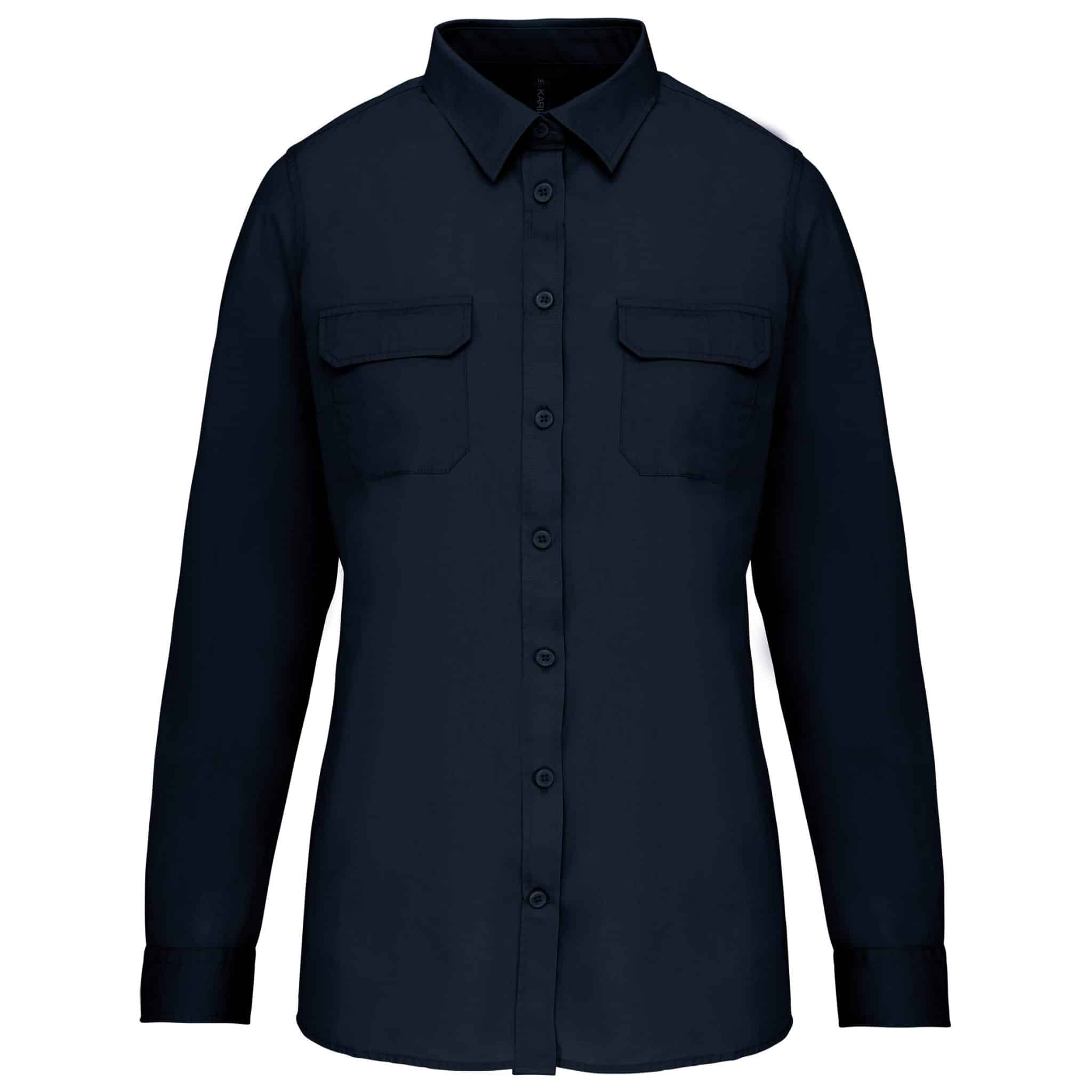 Miniature 15 pour Chemise safari manches longues femme