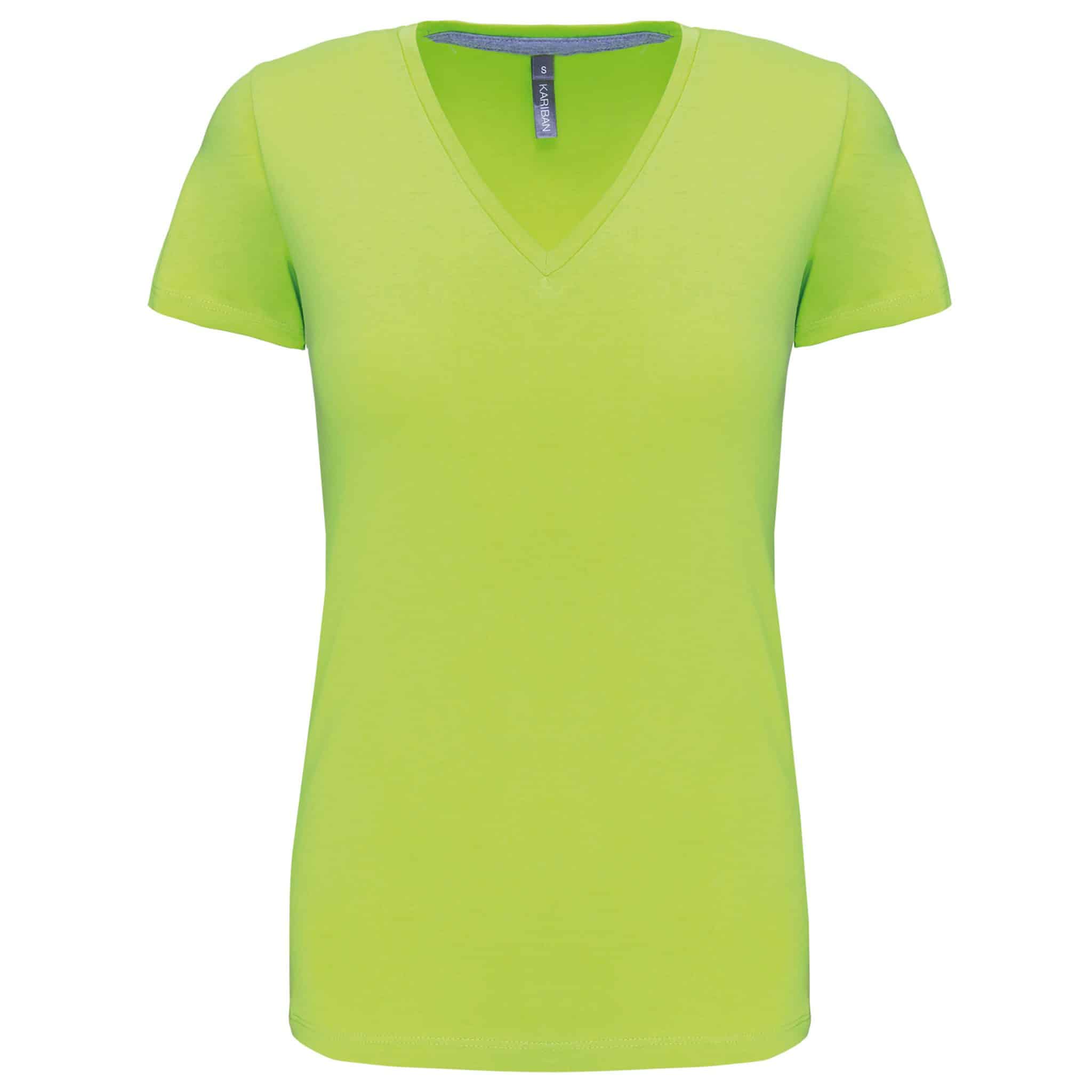 Miniature 18 pour T-shirt col V manches courtes femme