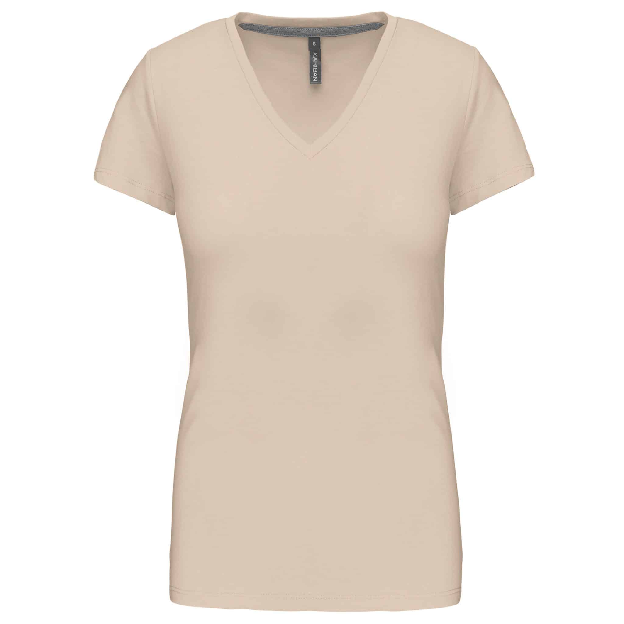 Miniature 17 pour T-shirt col V manches courtes femme