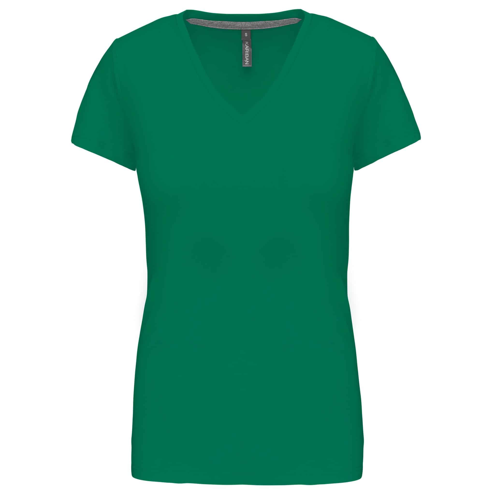 Miniature 15 pour T-shirt col V manches courtes femme