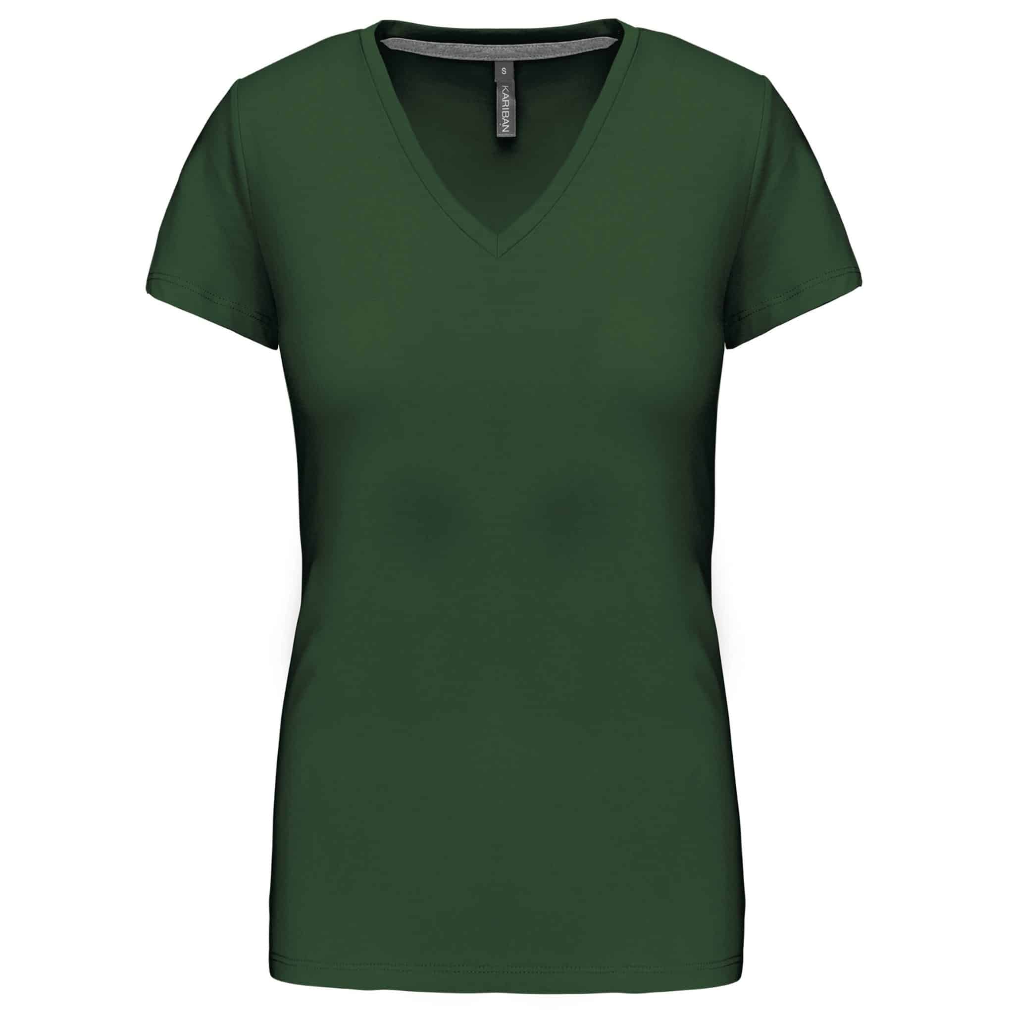 Miniature 13 pour T-shirt col V manches courtes femme