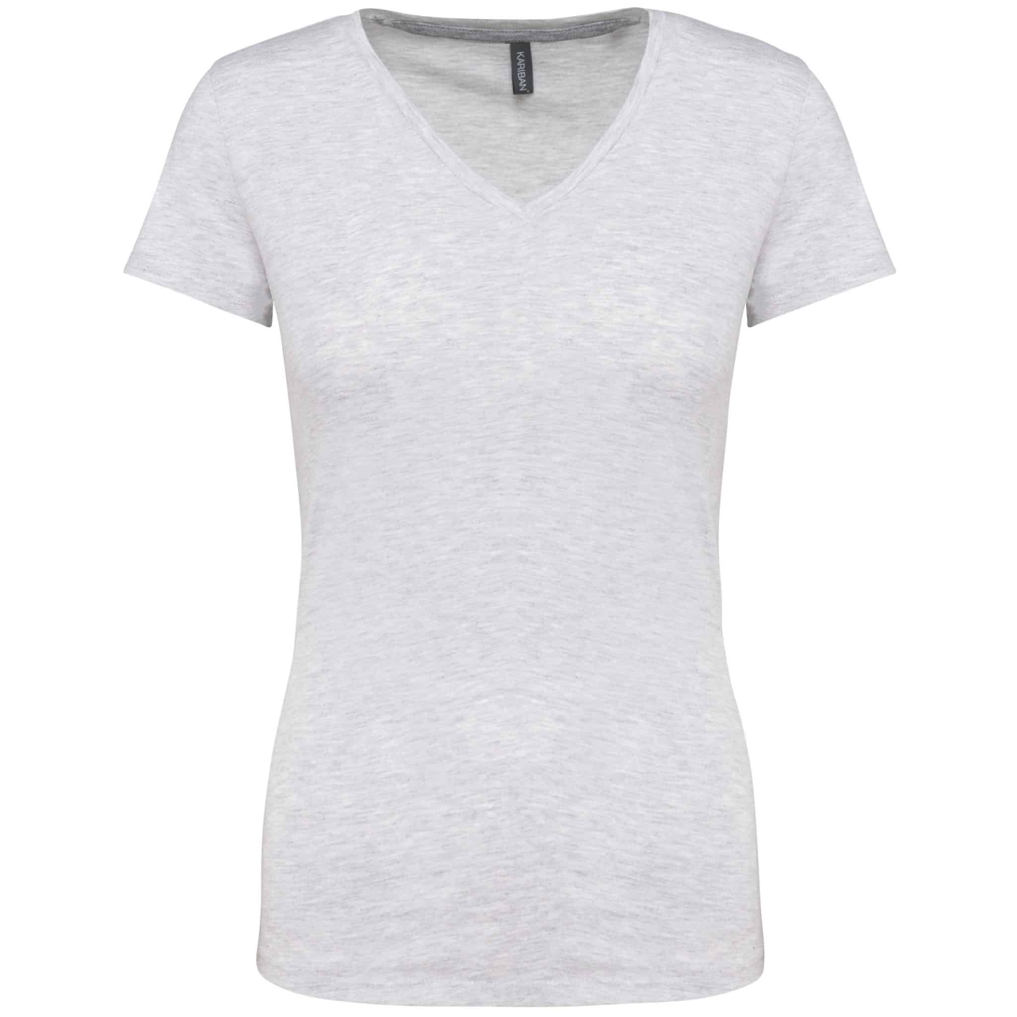 Miniature 8 pour T-shirt col V manches courtes femme
