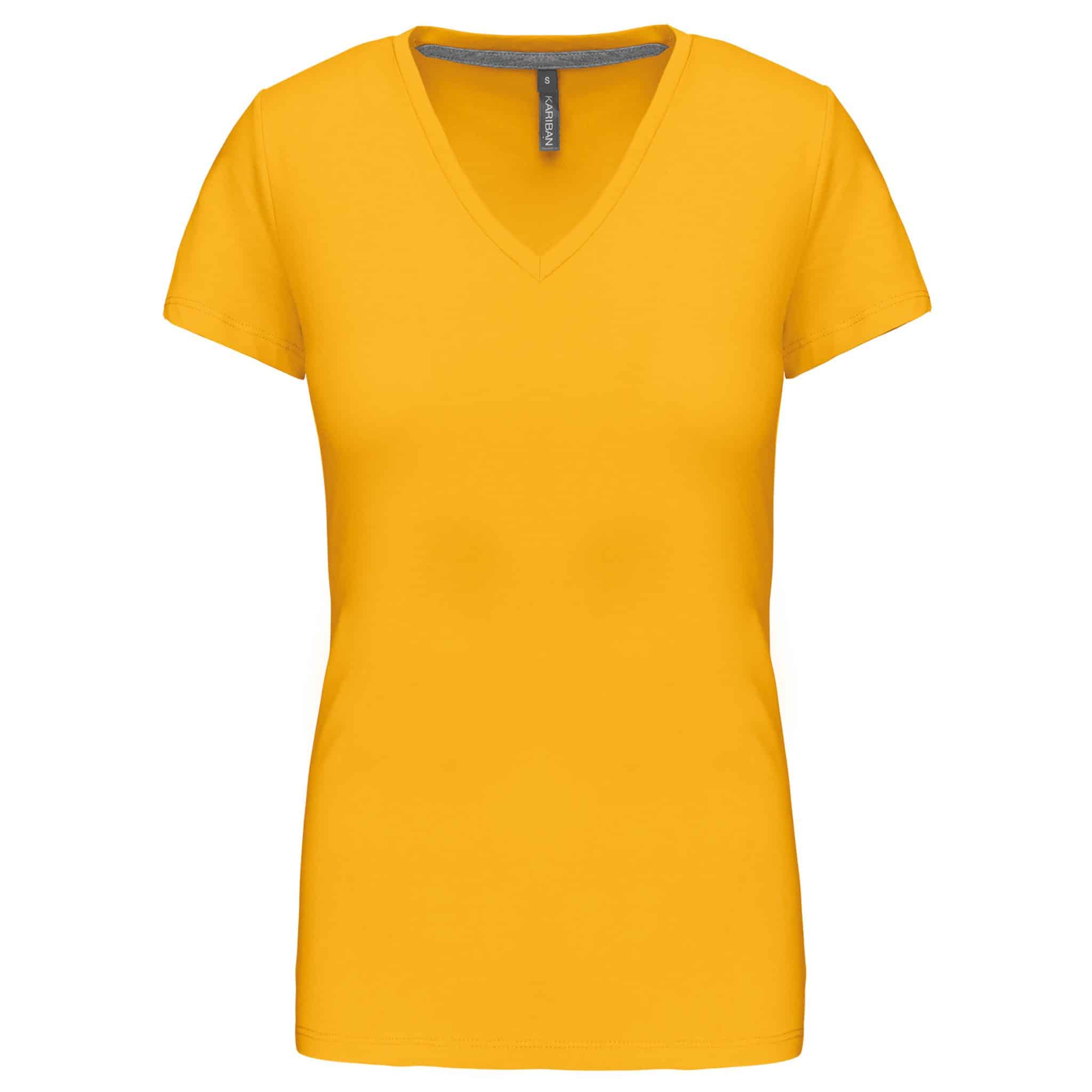 Miniature 28 pour T-shirt col V manches courtes femme