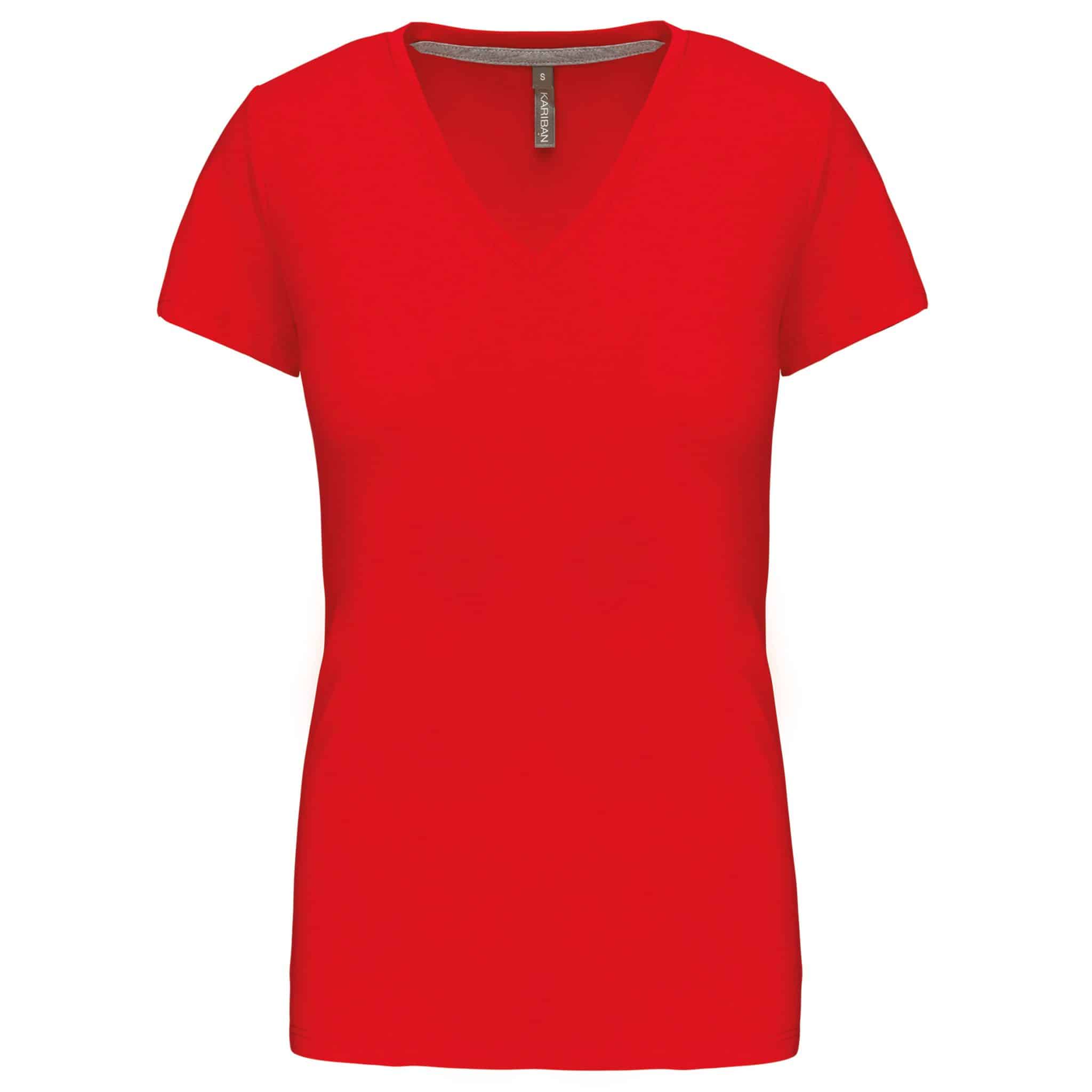 Miniature 23 pour T-shirt col V manches courtes femme