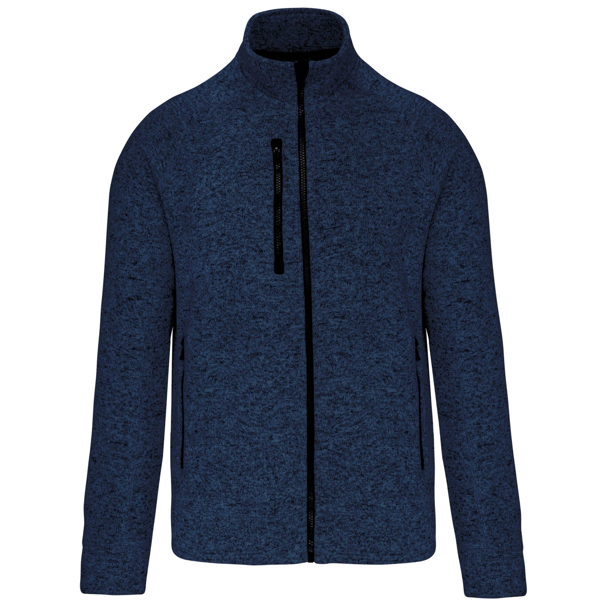 Miniature 14 pour Veste zippée chinée homme