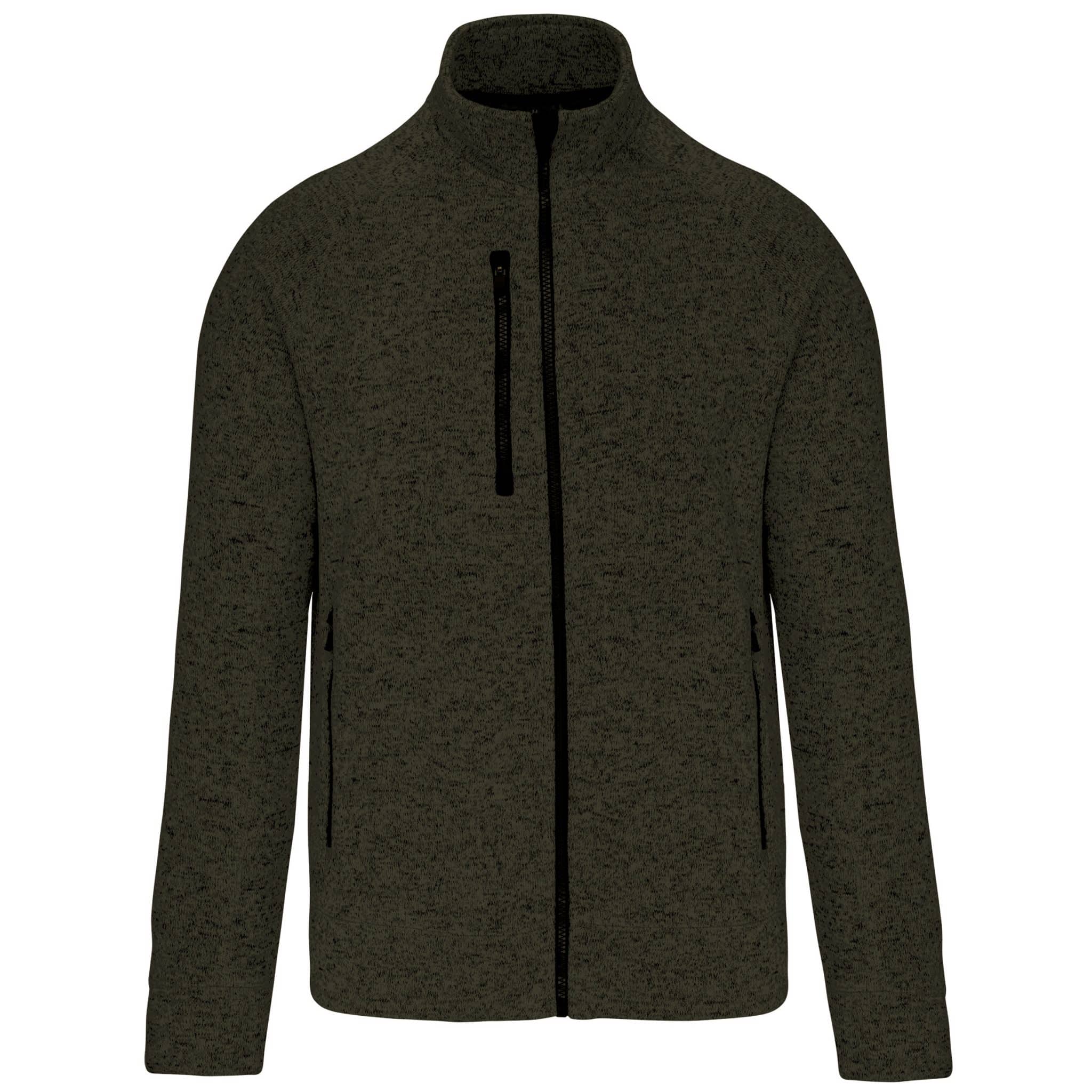 Miniature 11 pour Veste zippée chinée homme
