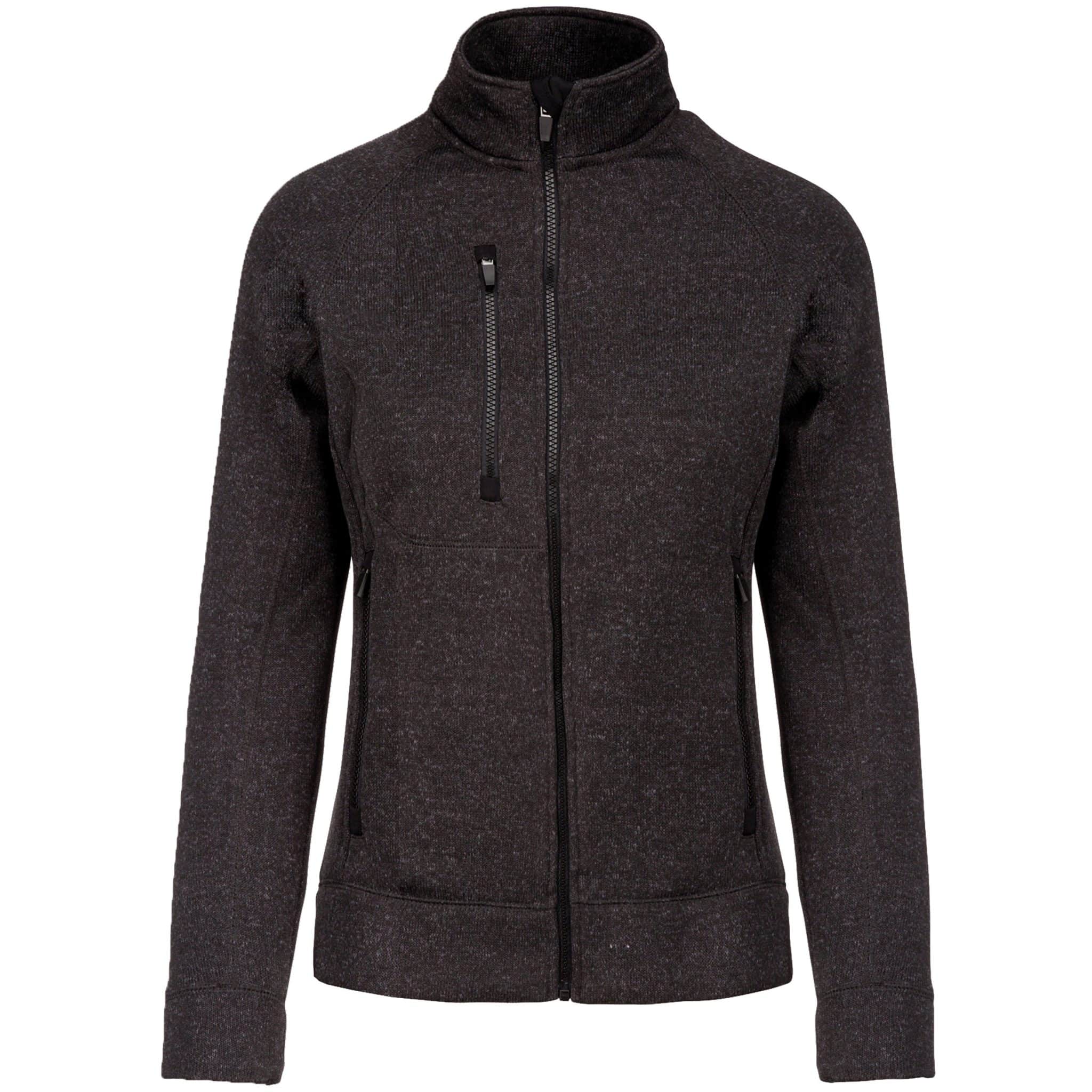 Miniature 11 pour Veste zippée chinée femme