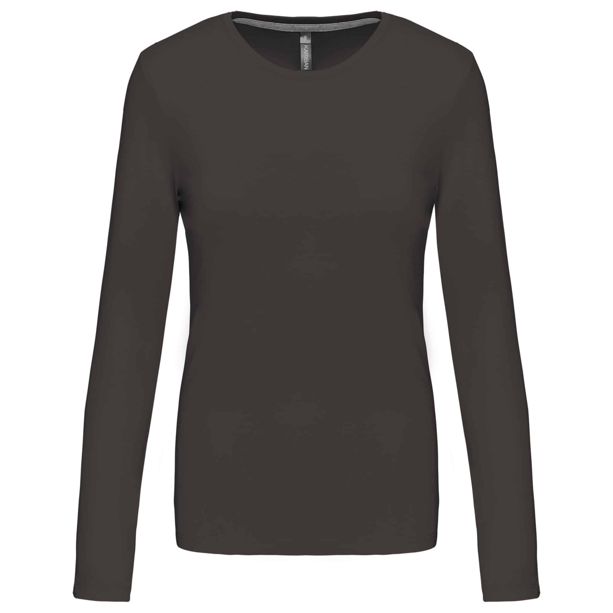 Miniature 11 pour T-shirt col rond manches longues femme