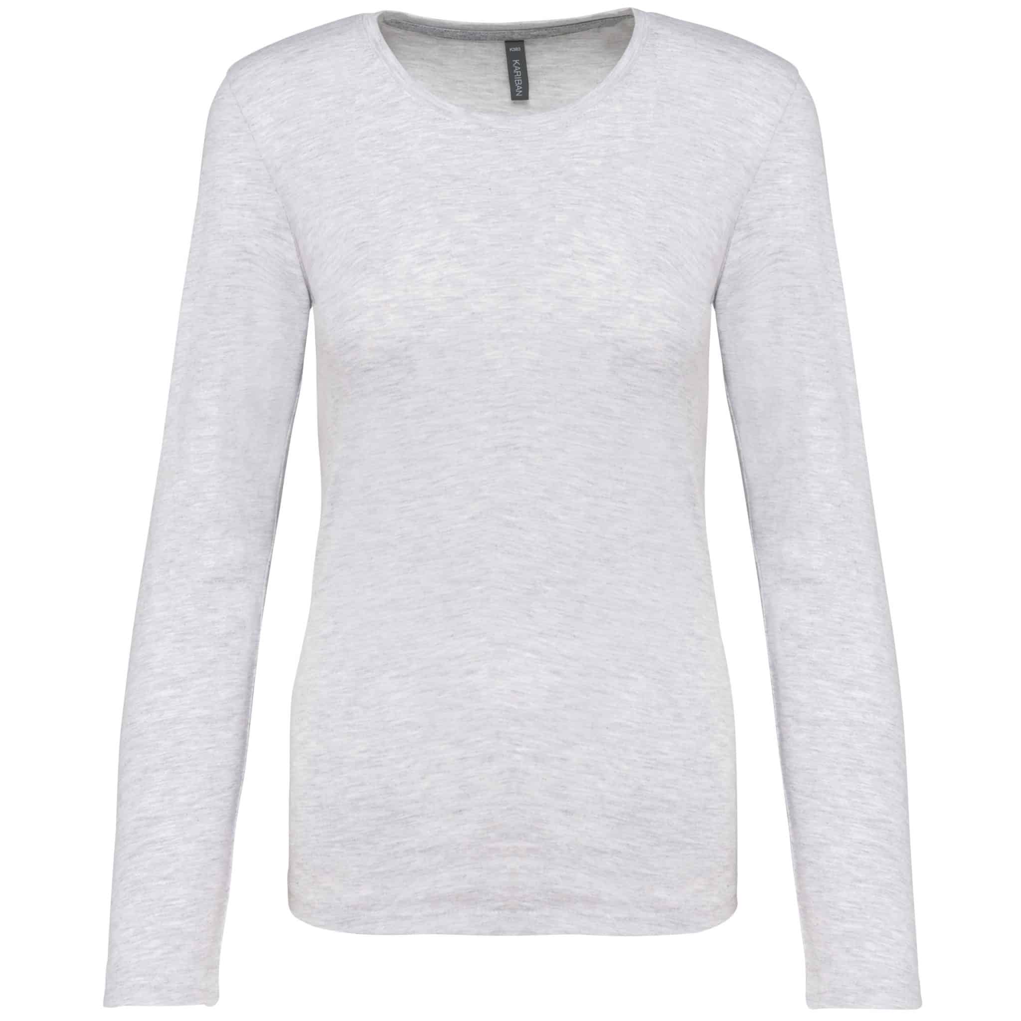 Miniature 8 pour T-shirt col rond manches longues femme