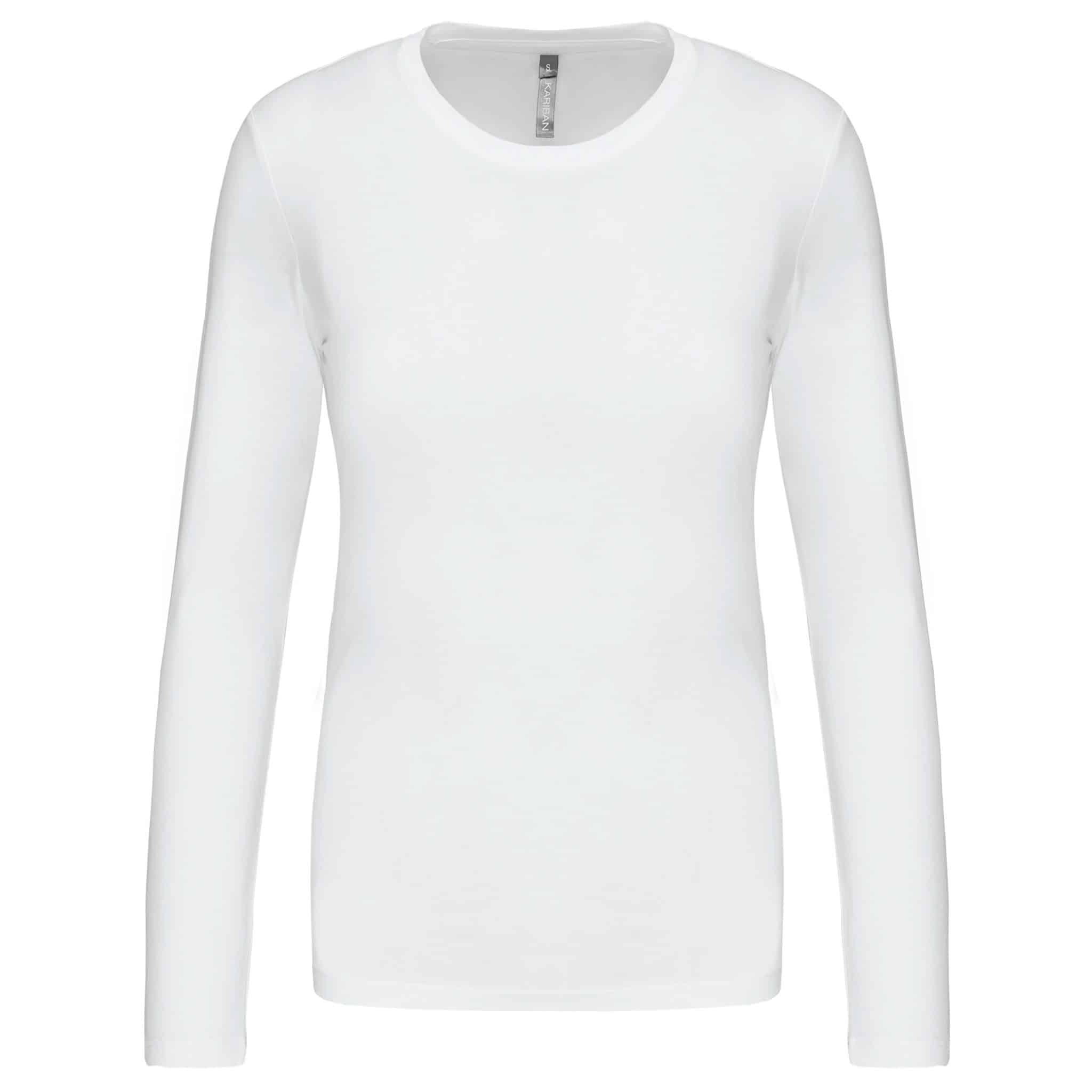 Miniature 26 pour T-shirt col rond manches longues femme