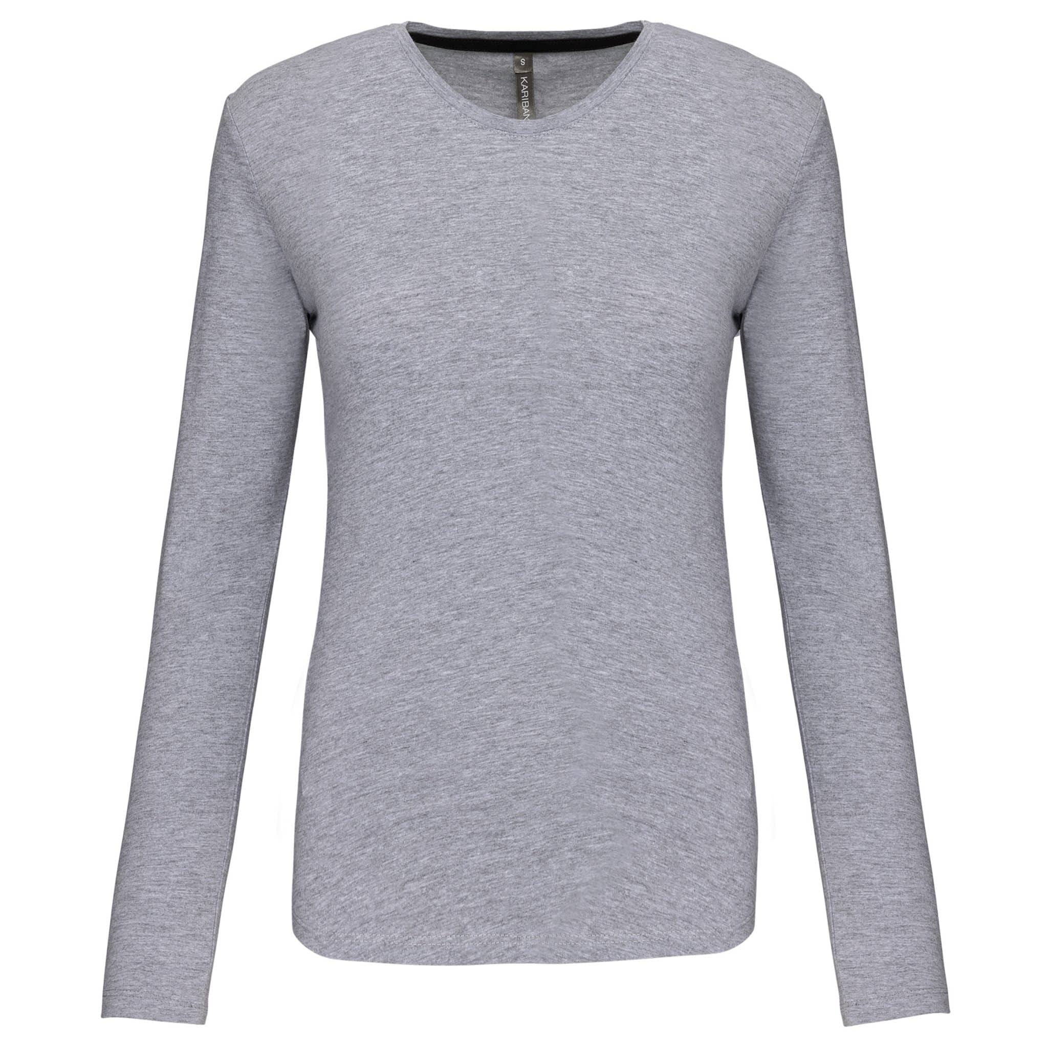 Miniature 21 pour T-shirt col rond manches longues femme