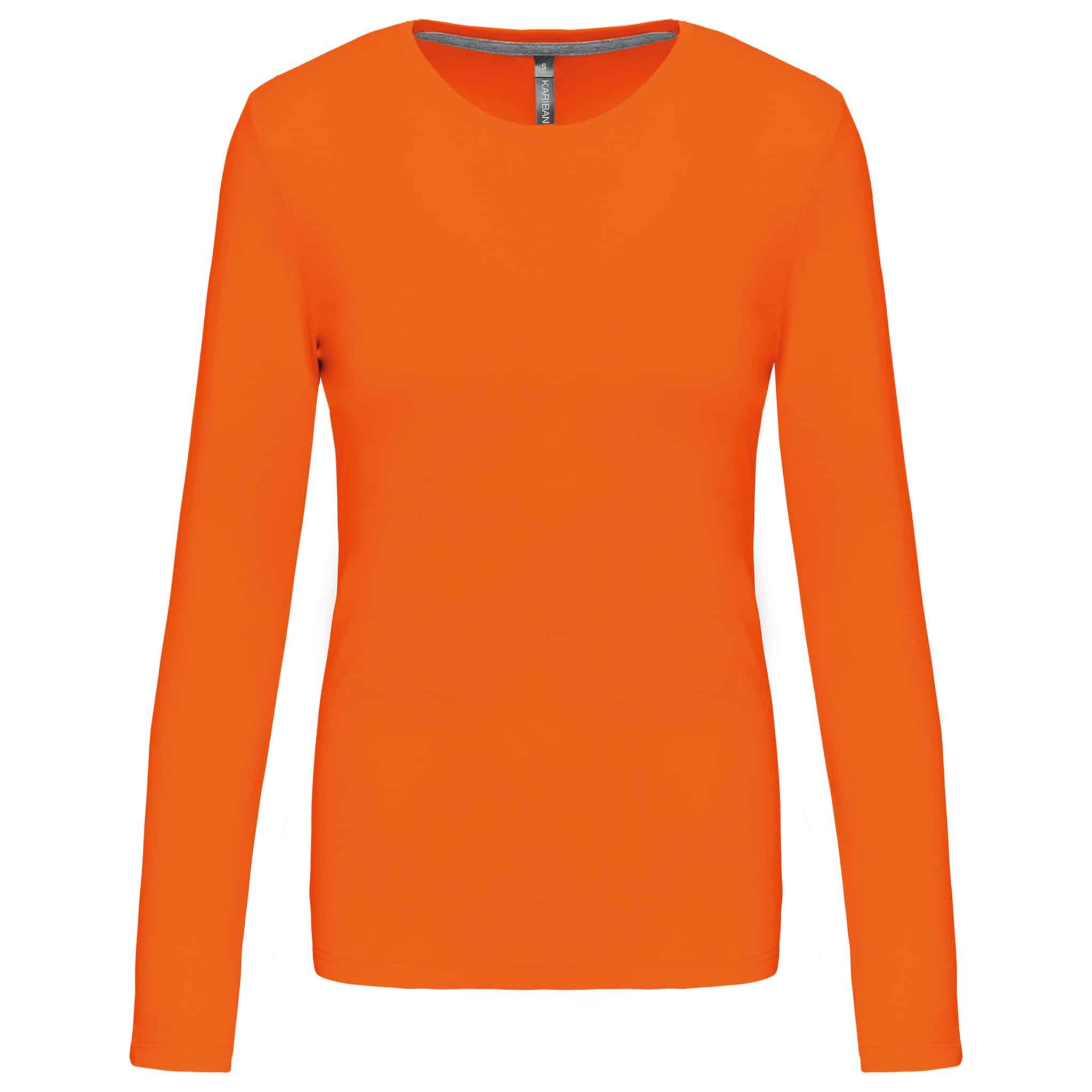 Miniature 20 pour T-shirt col rond manches longues femme