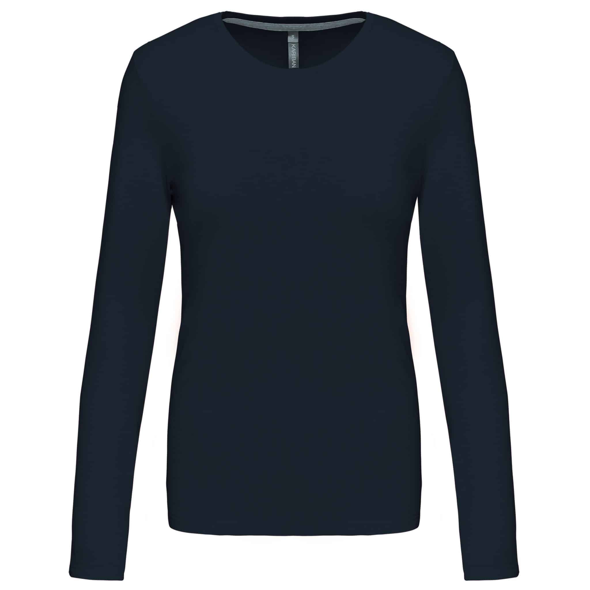 Miniature 19 pour T-shirt col rond manches longues femme