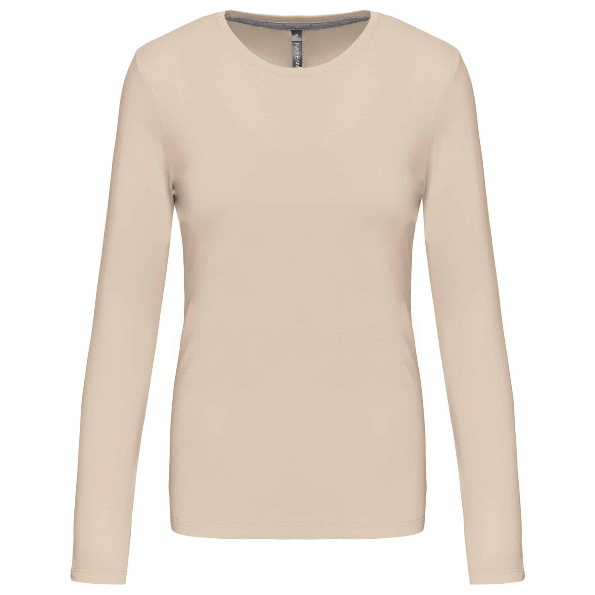 Miniature 17 pour T-shirt col rond manches longues femme