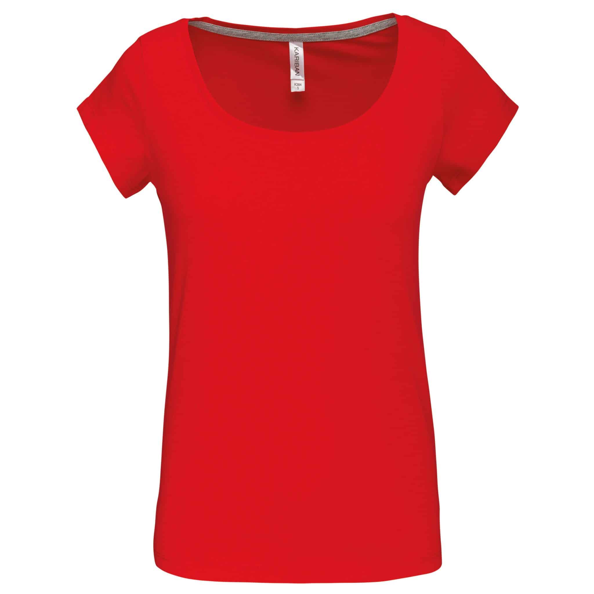 Miniature 11 pour T-shirt col bateau manches courtes femme