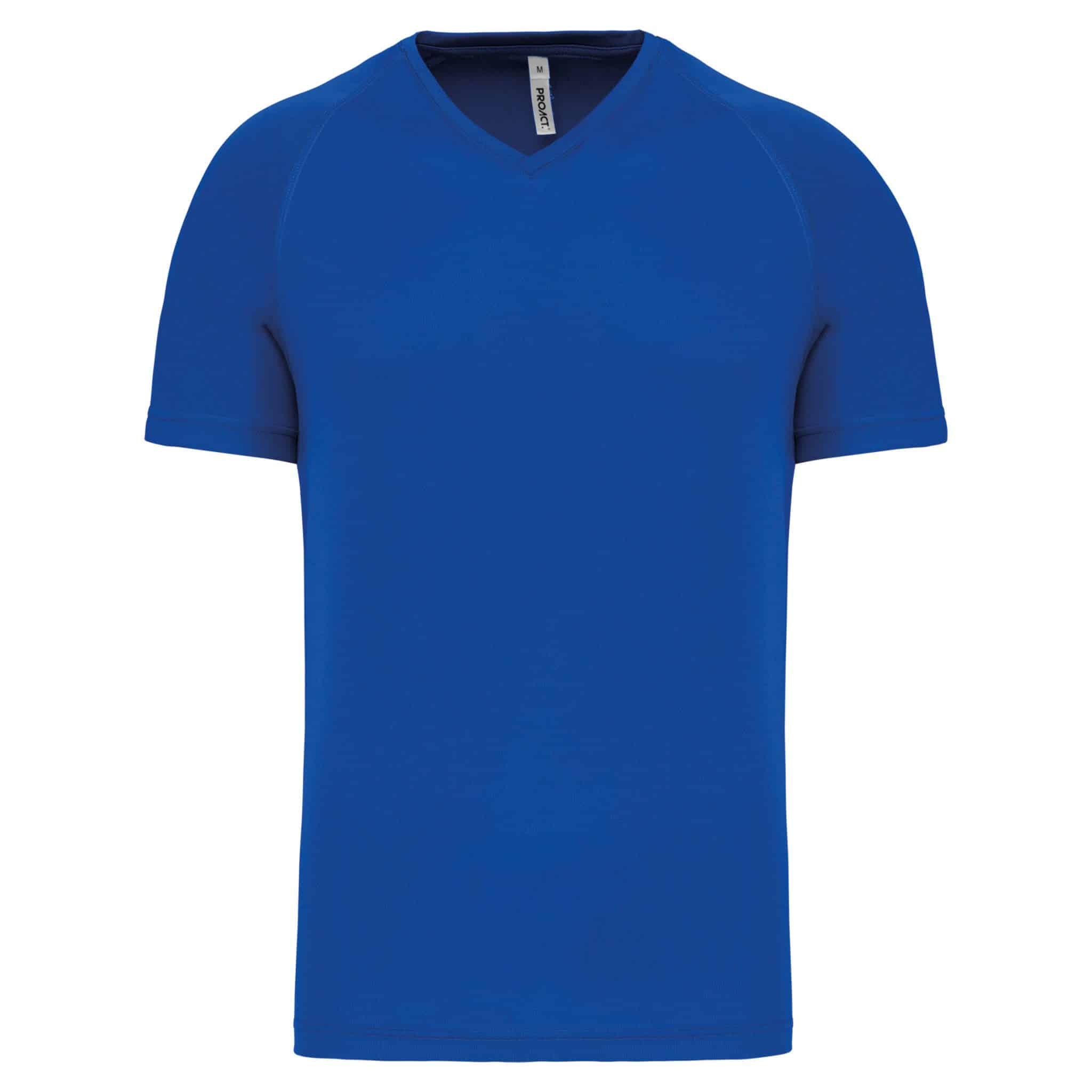 Miniature 19 pour T-shirt de sport manches courtes col v homme