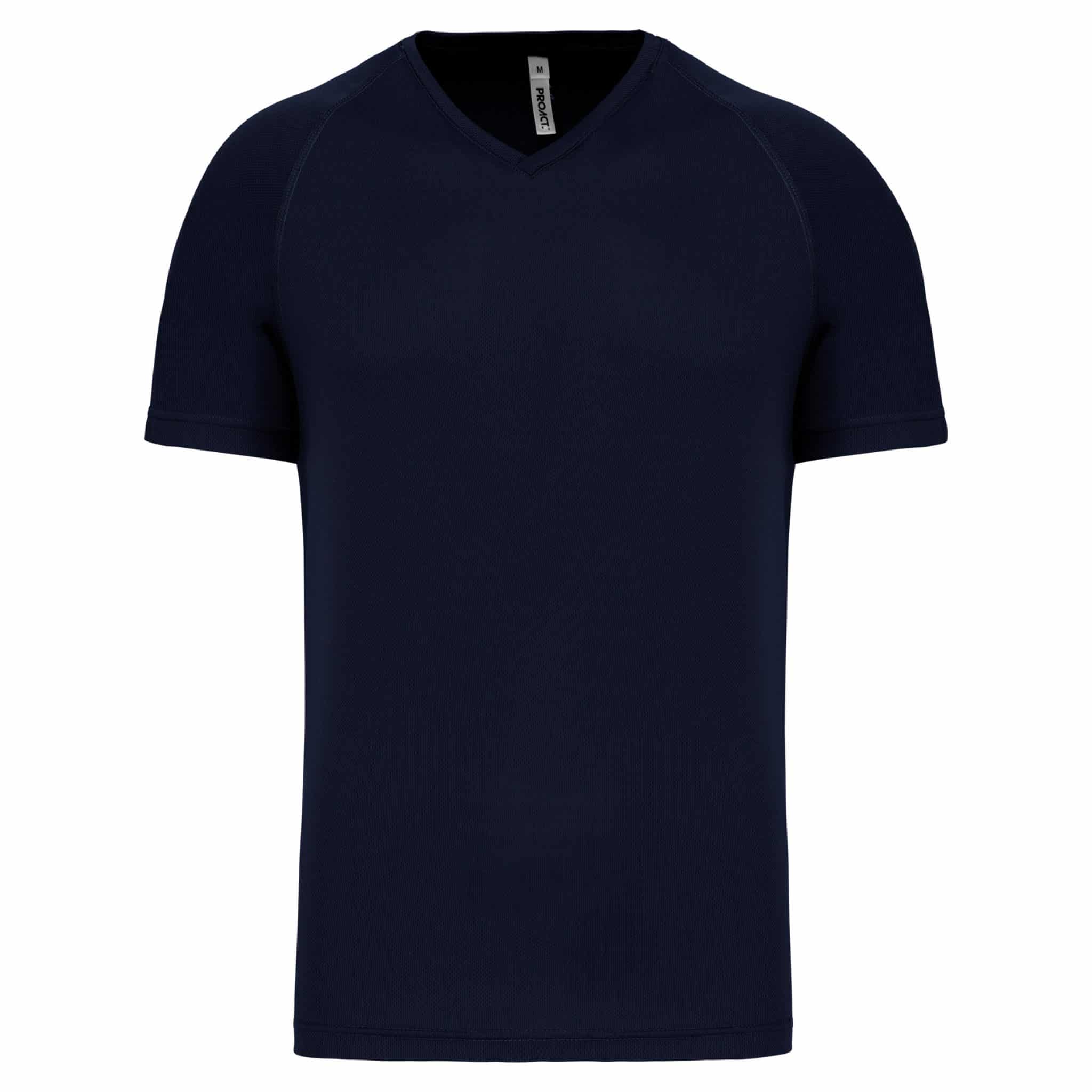 Miniature 18 pour T-shirt de sport manches courtes col v homme