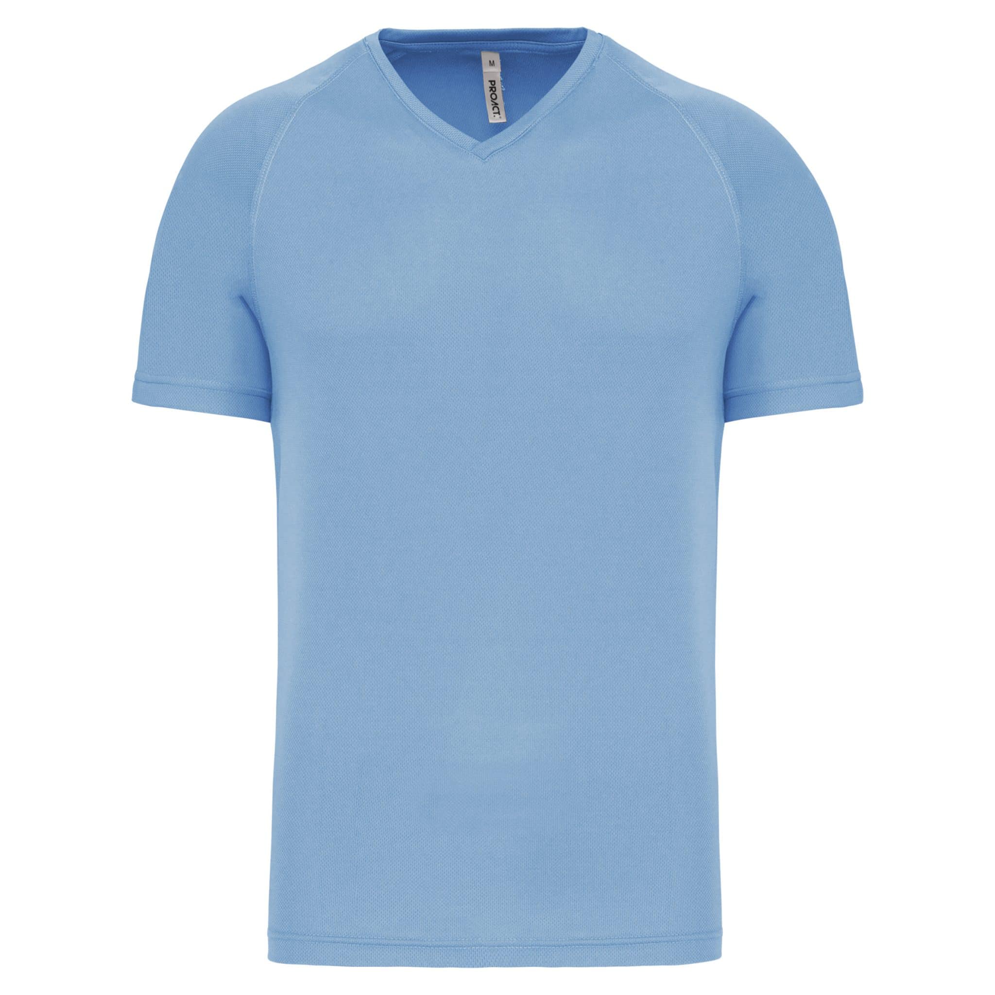 Miniature 17 pour T-shirt de sport manches courtes col v homme