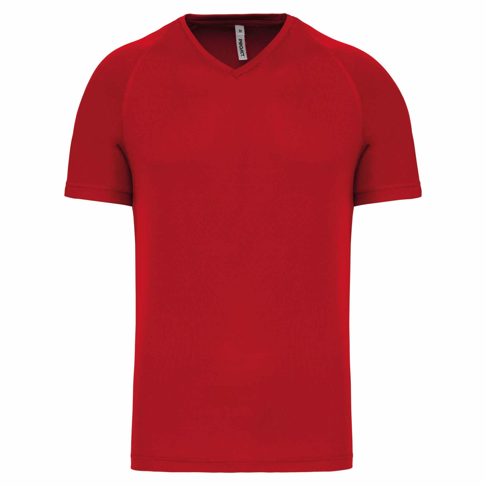 Miniature 16 pour T-shirt de sport manches courtes col v homme