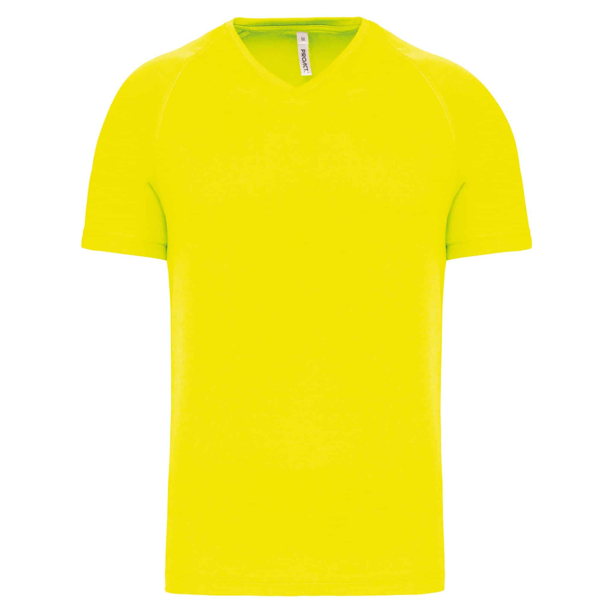 Miniature 12 pour T-shirt de sport manches courtes col v homme